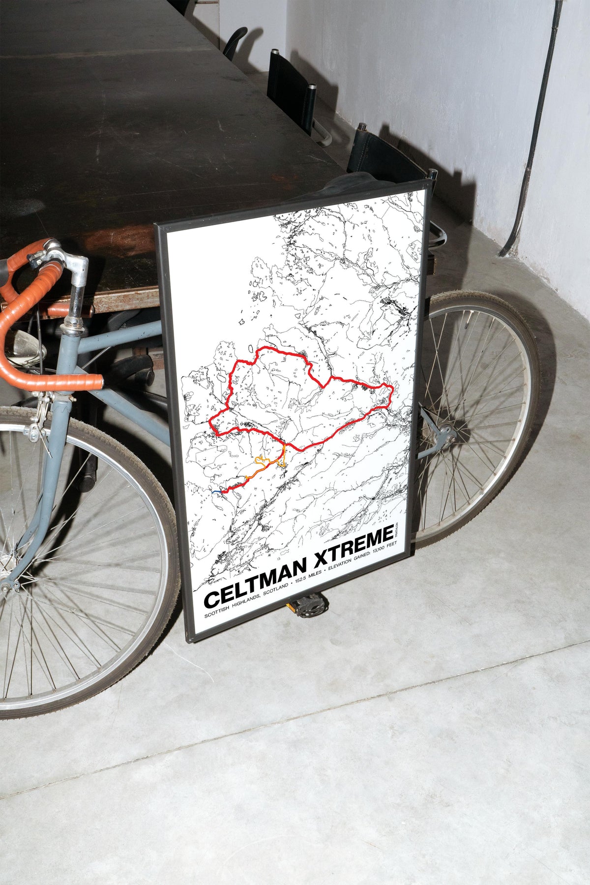 Celtman Xtreme Triathlon Poster - Grid Style