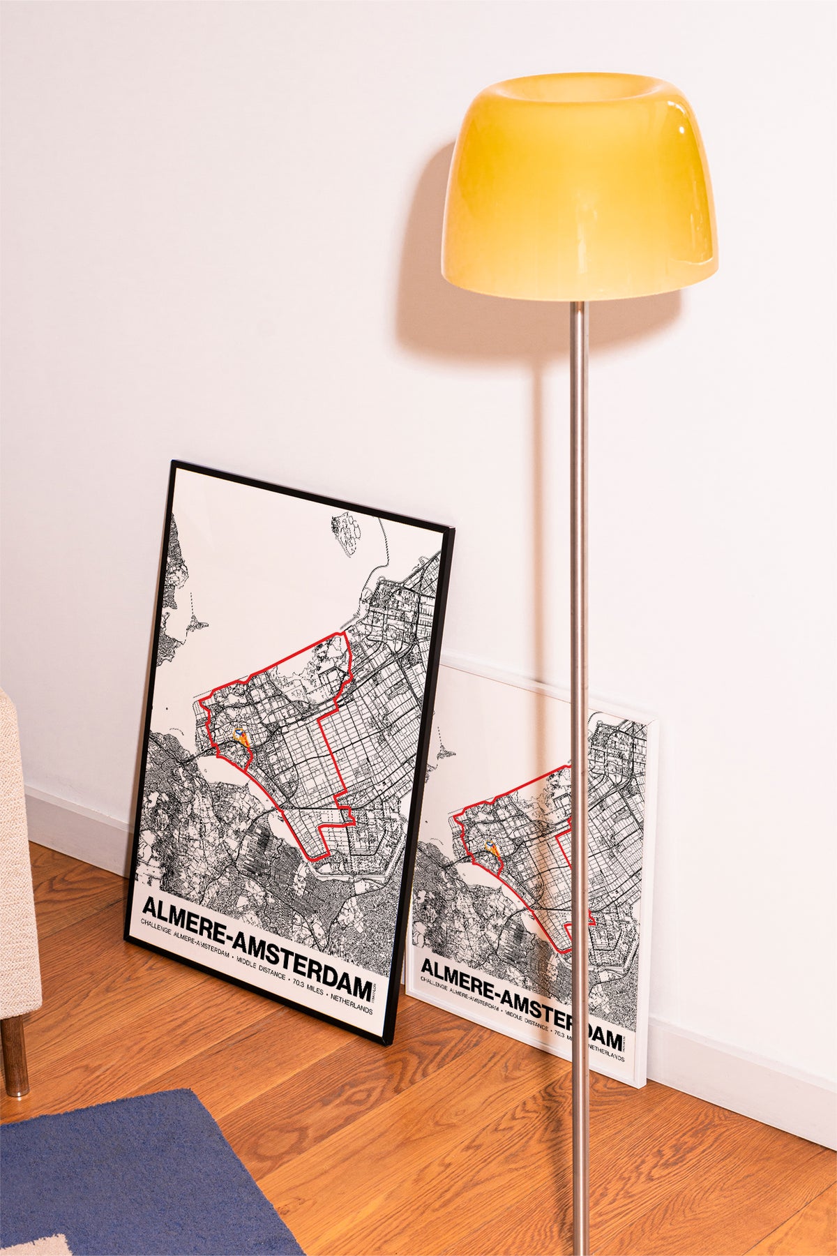 Challenge Almere-Amsterdam Middle Distance Poster - Grid Style