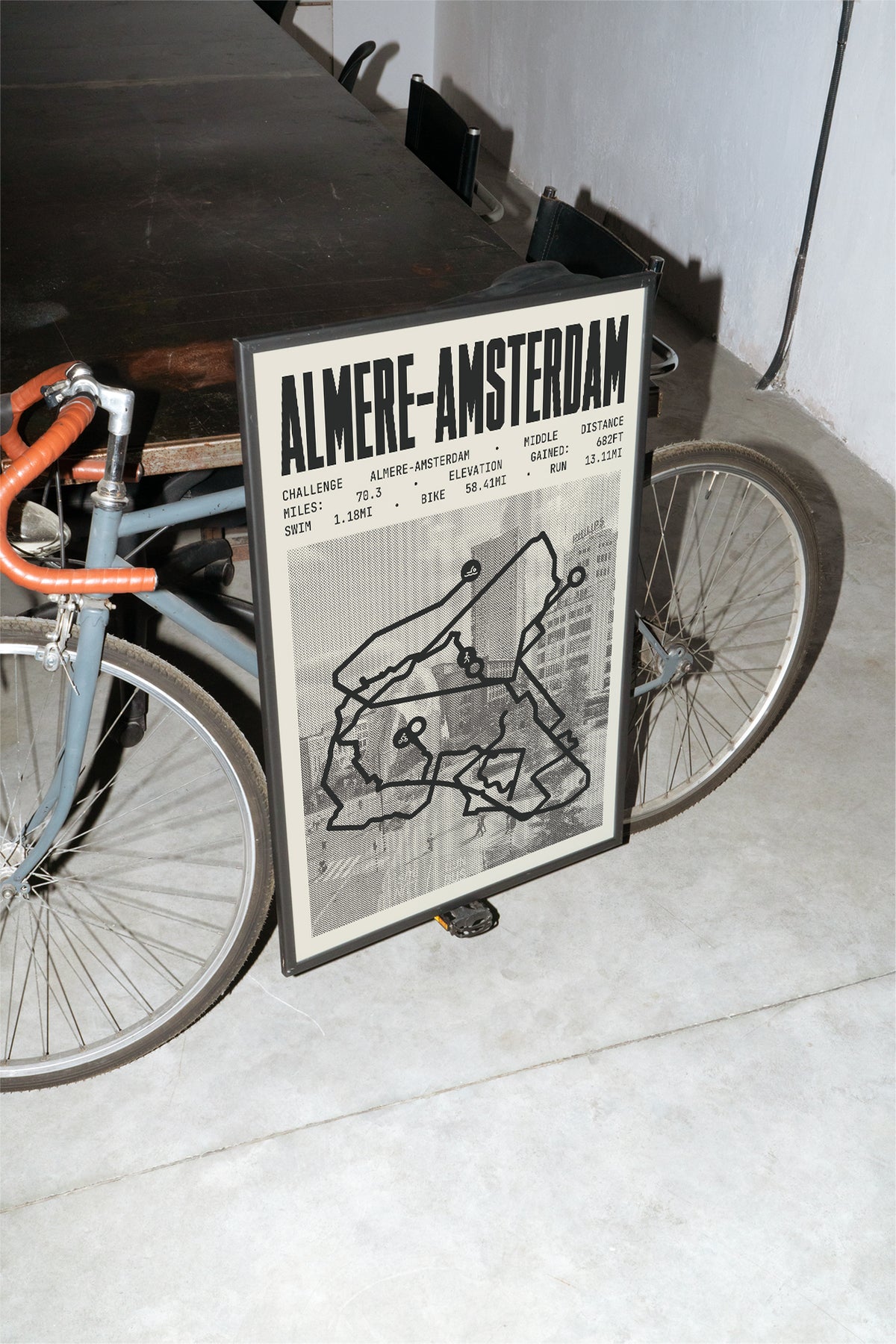 Challenge Almere-Amsterdam - Middle Distance Poster