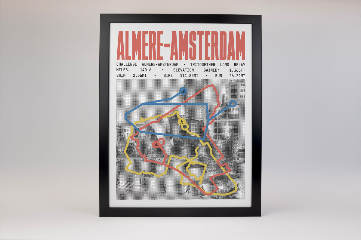 Challenge Almere-Amsterdam-TriTogether - Long Distance Relay Poster