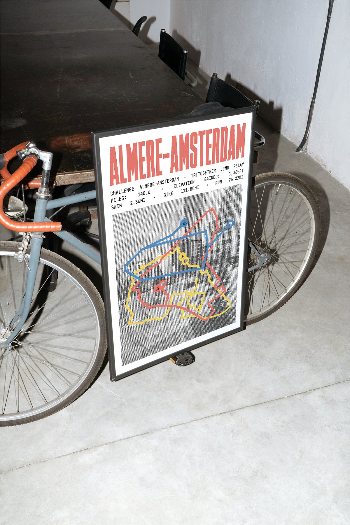 Challenge Almere-Amsterdam-TriTogether - Long Distance Relay Poster