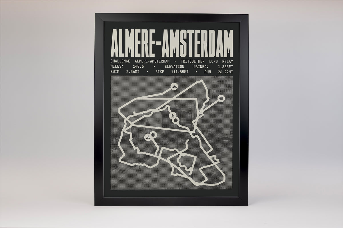 Challenge Almere-Amsterdam-TriTogether - Long Distance Relay Poster