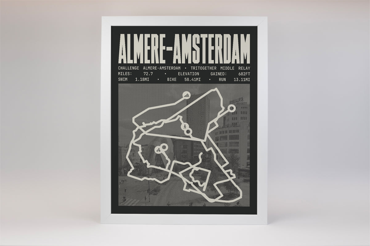 Challenge Almere-Amsterdam - TriTogether Middle Distance Relay Poster