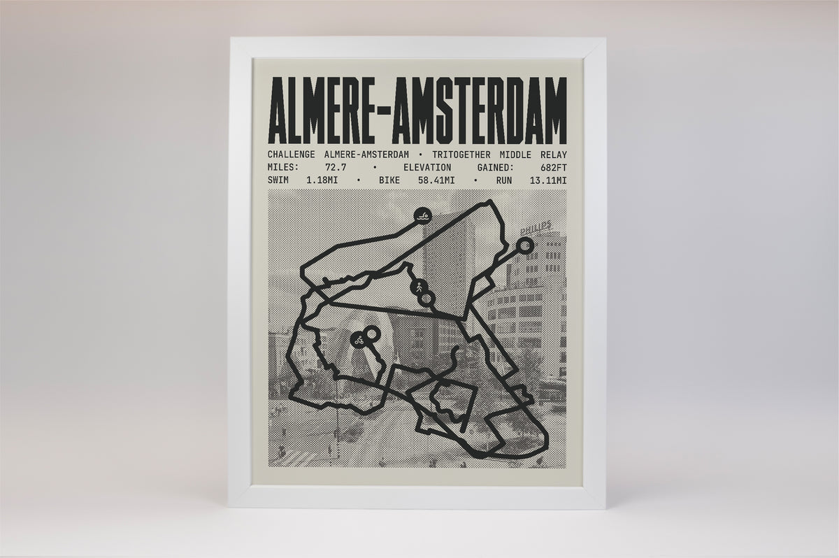 Challenge Almere-Amsterdam - TriTogether Middle Distance Relay Poster