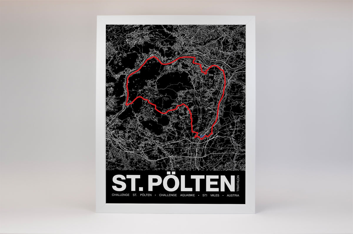 Challenge St. Pölten AquaBike Poster - Grid Style