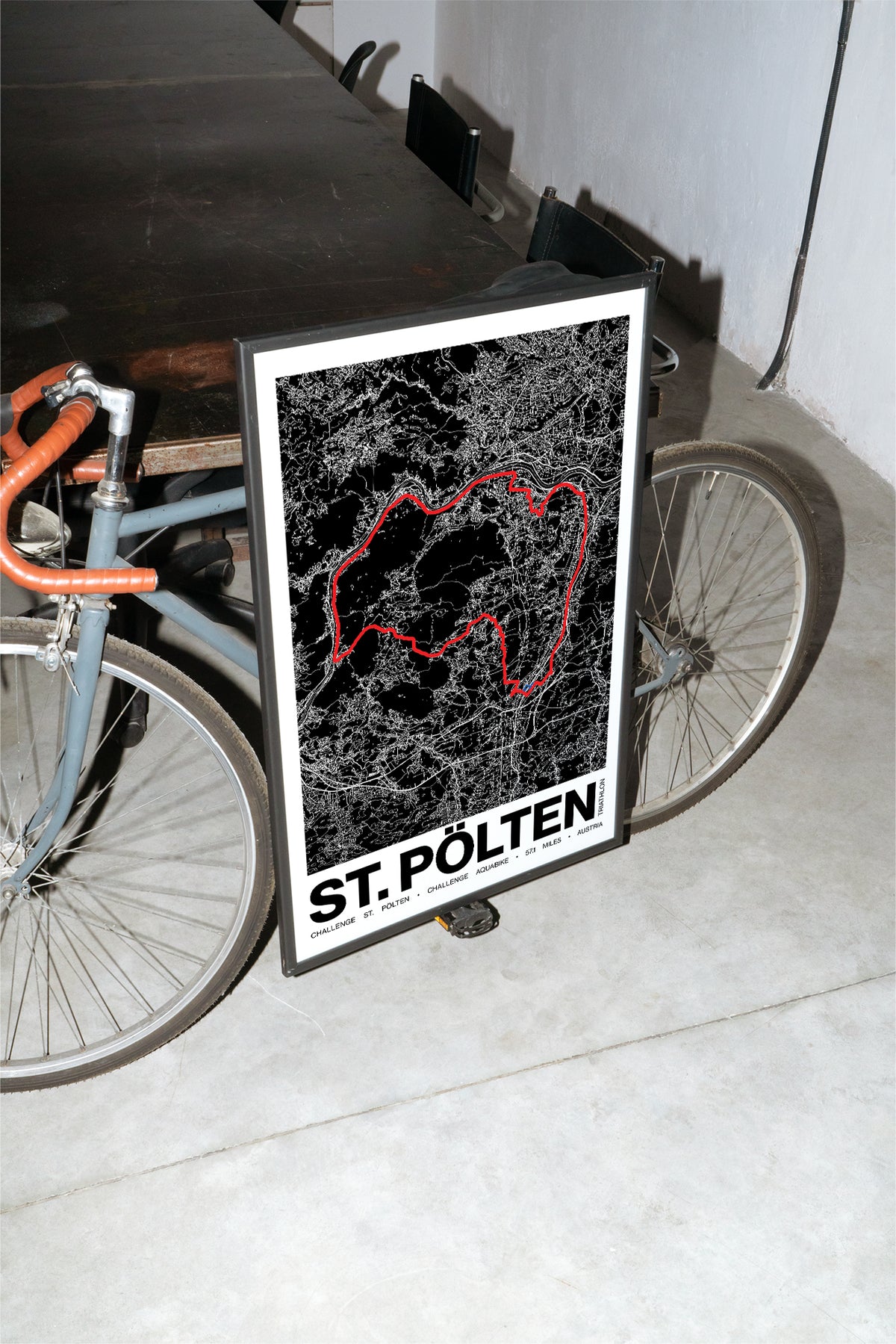 Challenge St. Pölten AquaBike Poster - Grid Style