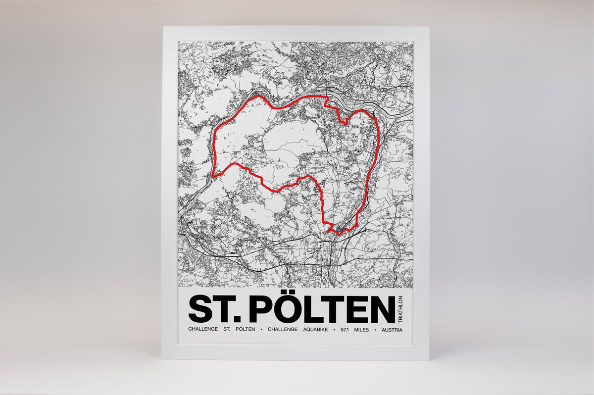 Challenge St. Pölten AquaBike Poster - Grid Style