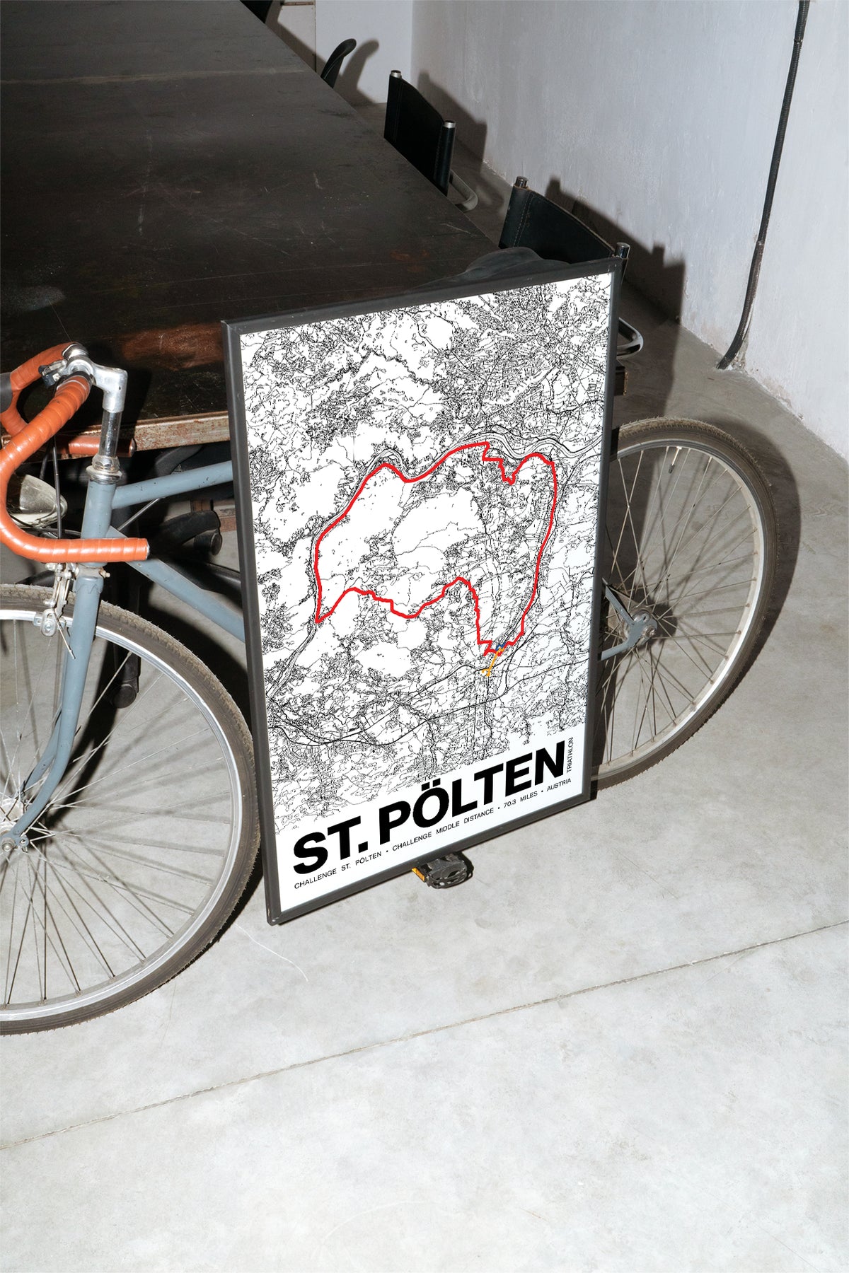 Challenge St. Pölten Middle Distance Poster - Grid Style