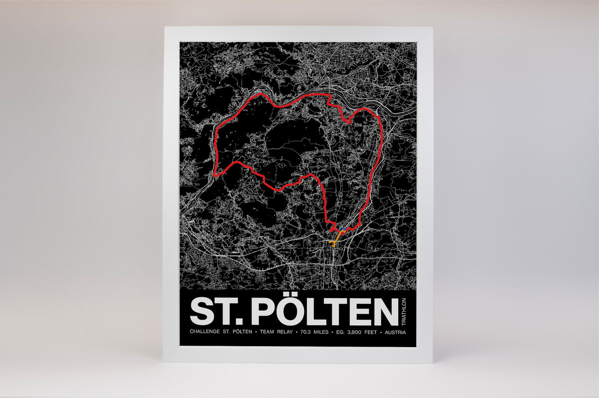 Challenge St. Pölten Team Relay Poster - Grid Style