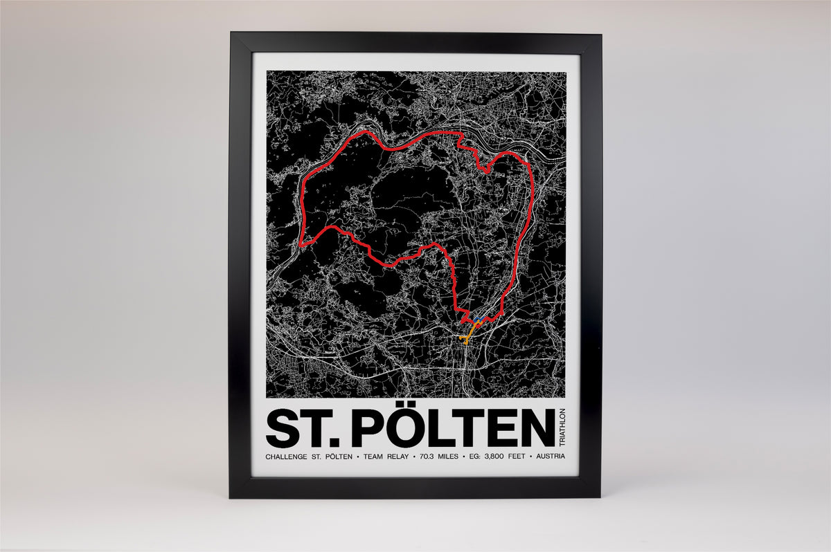 Challenge St. Pölten Team Relay Poster - Grid Style