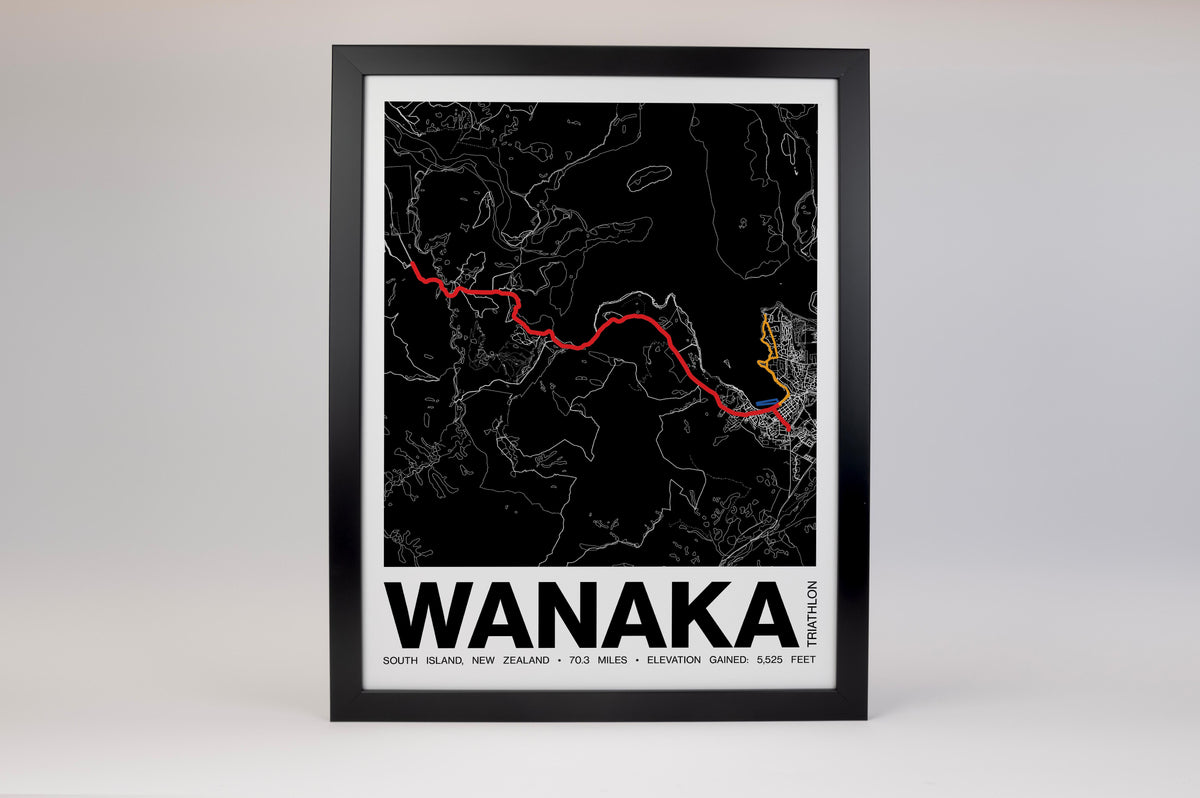 Challenge Wanaka Poster - Grid Style