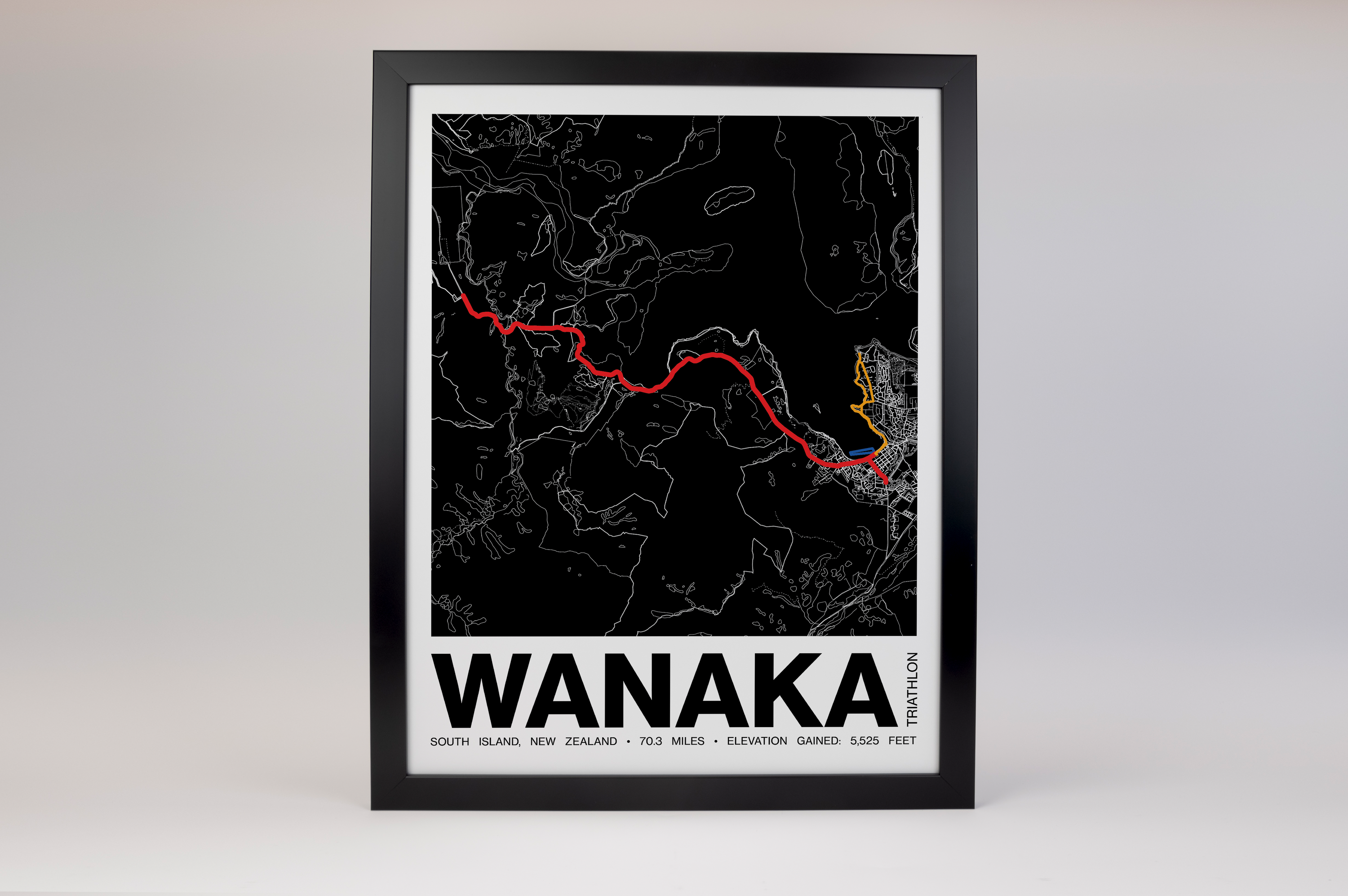 Challenge Wanaka Poster - Grid Style