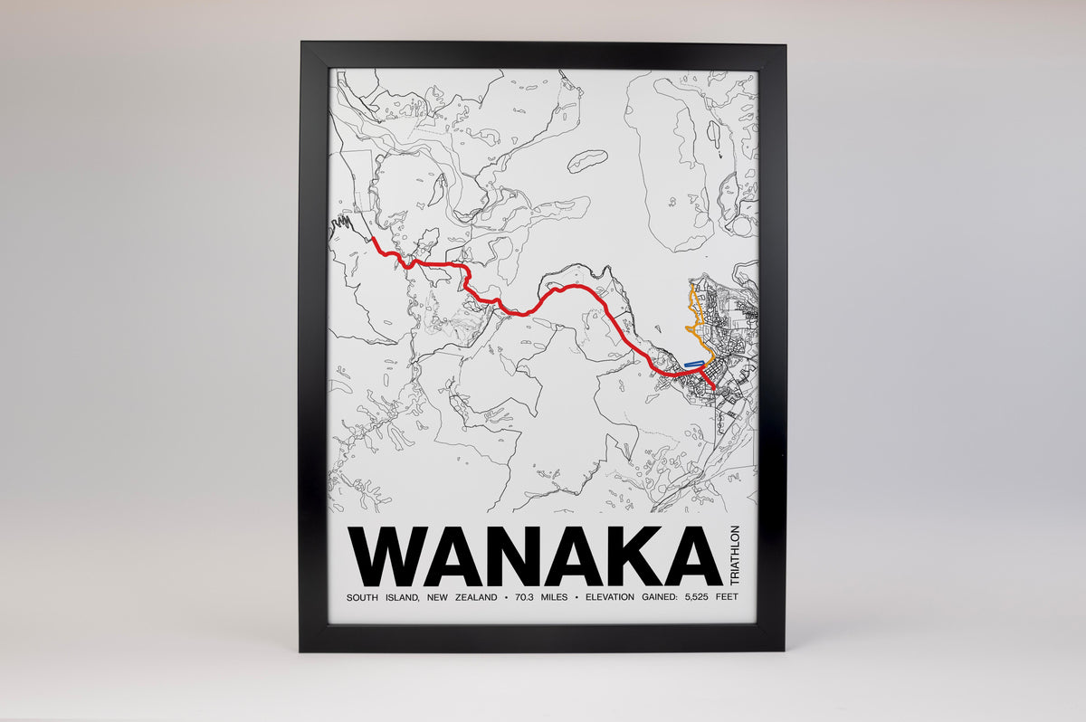Challenge Wanaka Poster - Grid Style