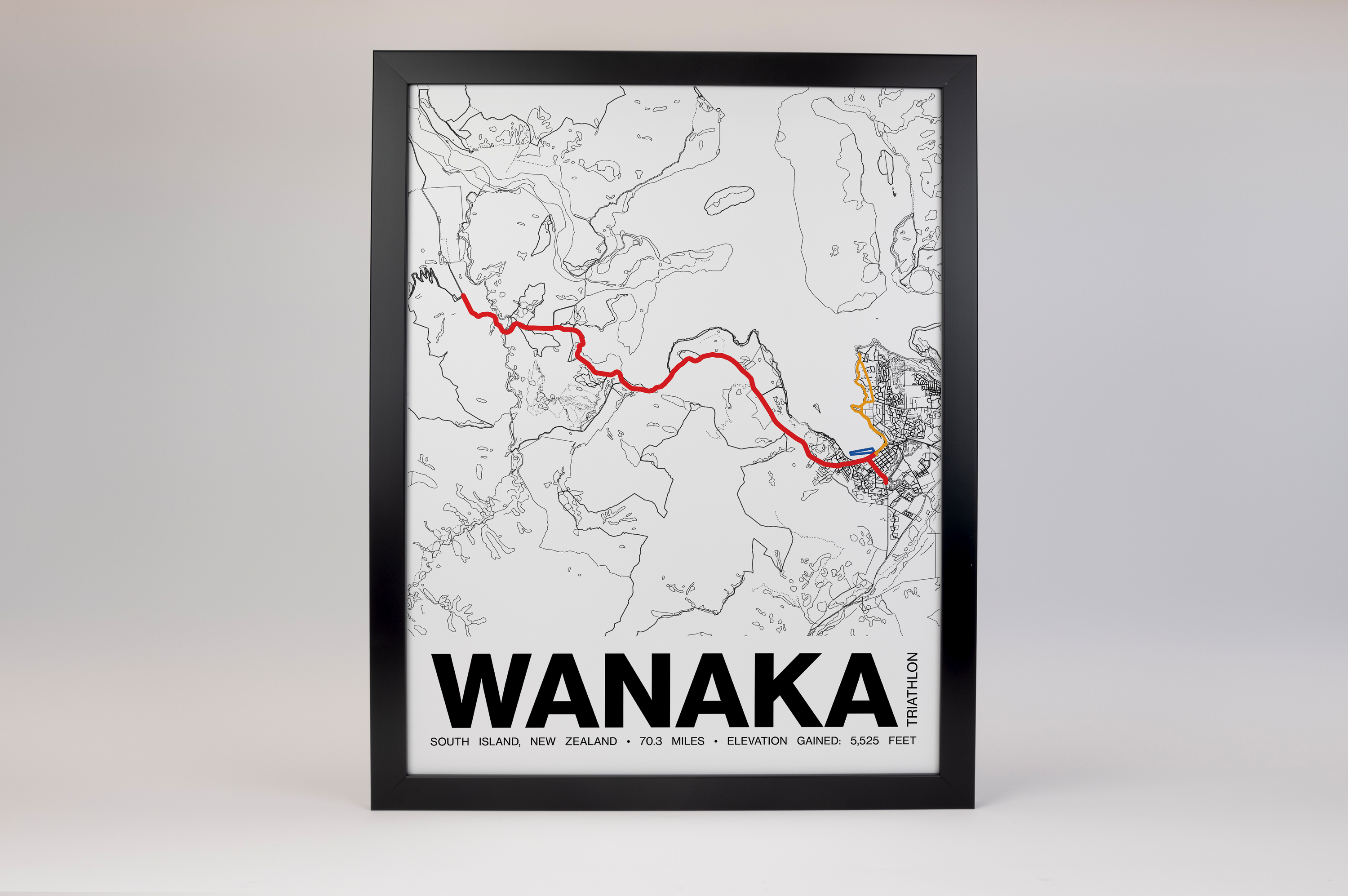 Challenge Wanaka Poster - Grid Style