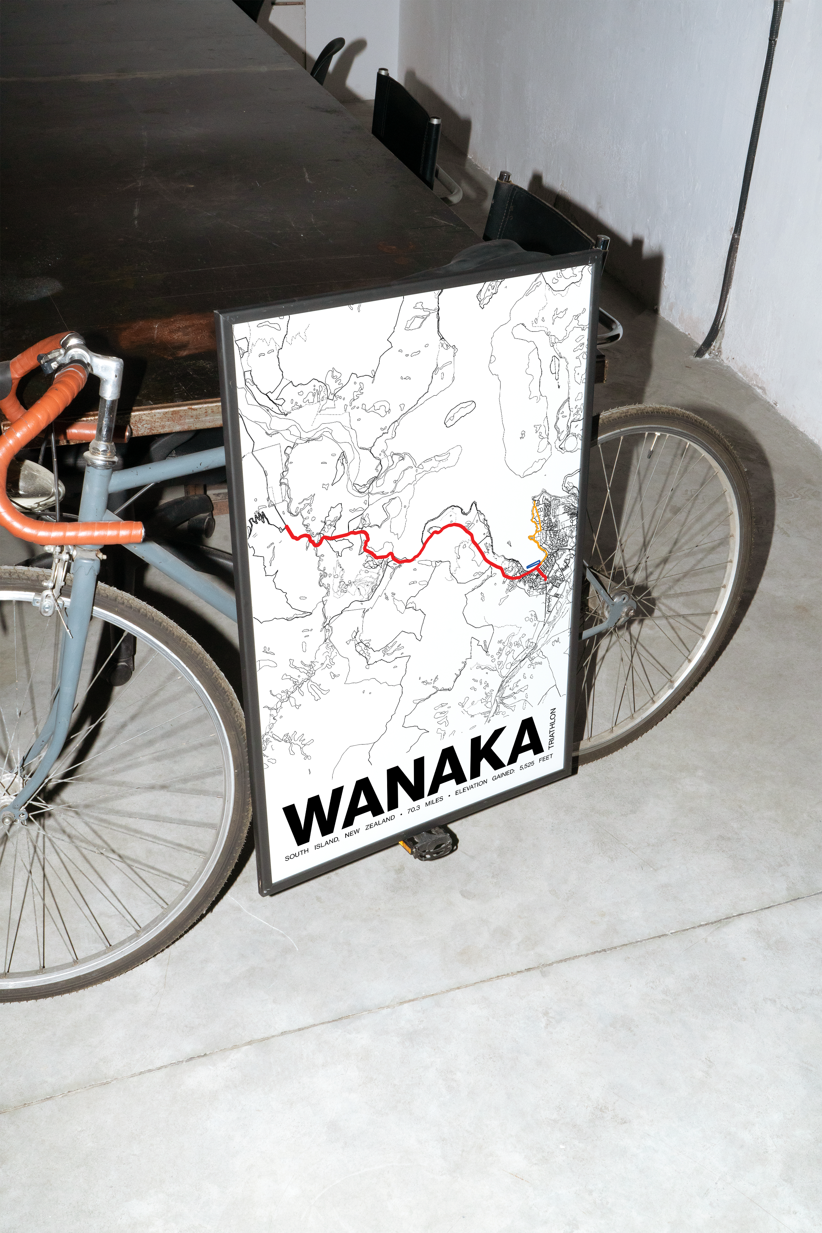 Challenge Wanaka Poster - Grid Style
