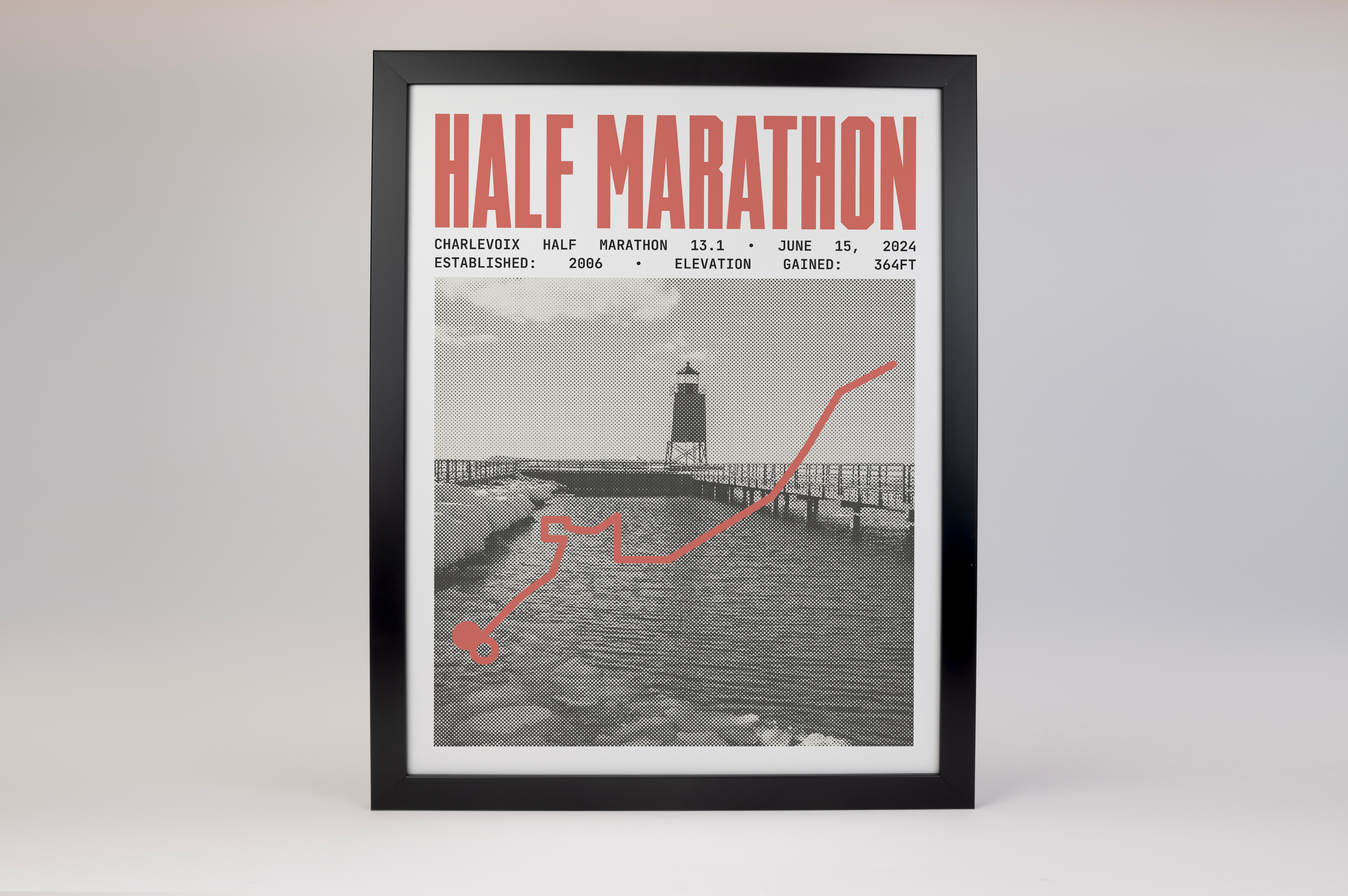 Charlevoix Half-Marathon Poster