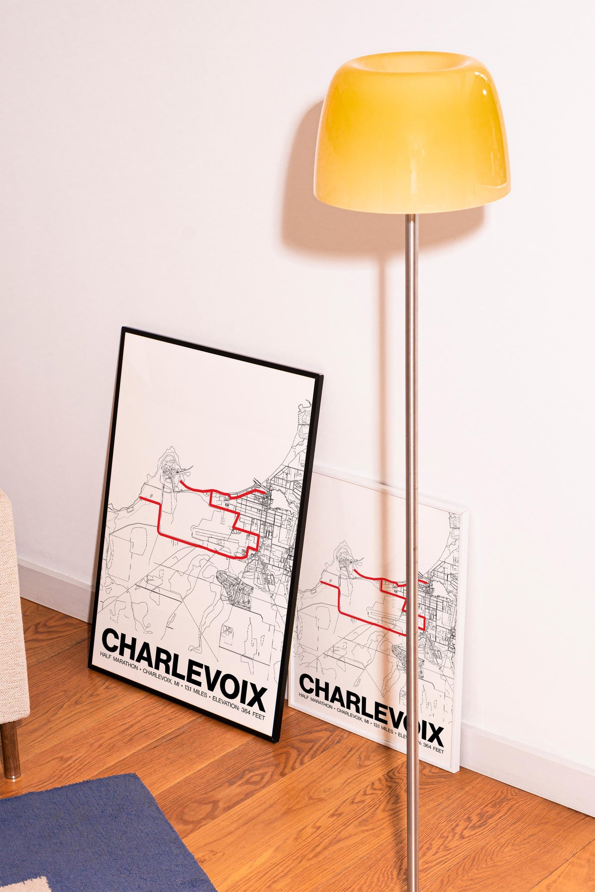 Charlevoix Half Marathon Poster - Grid Style