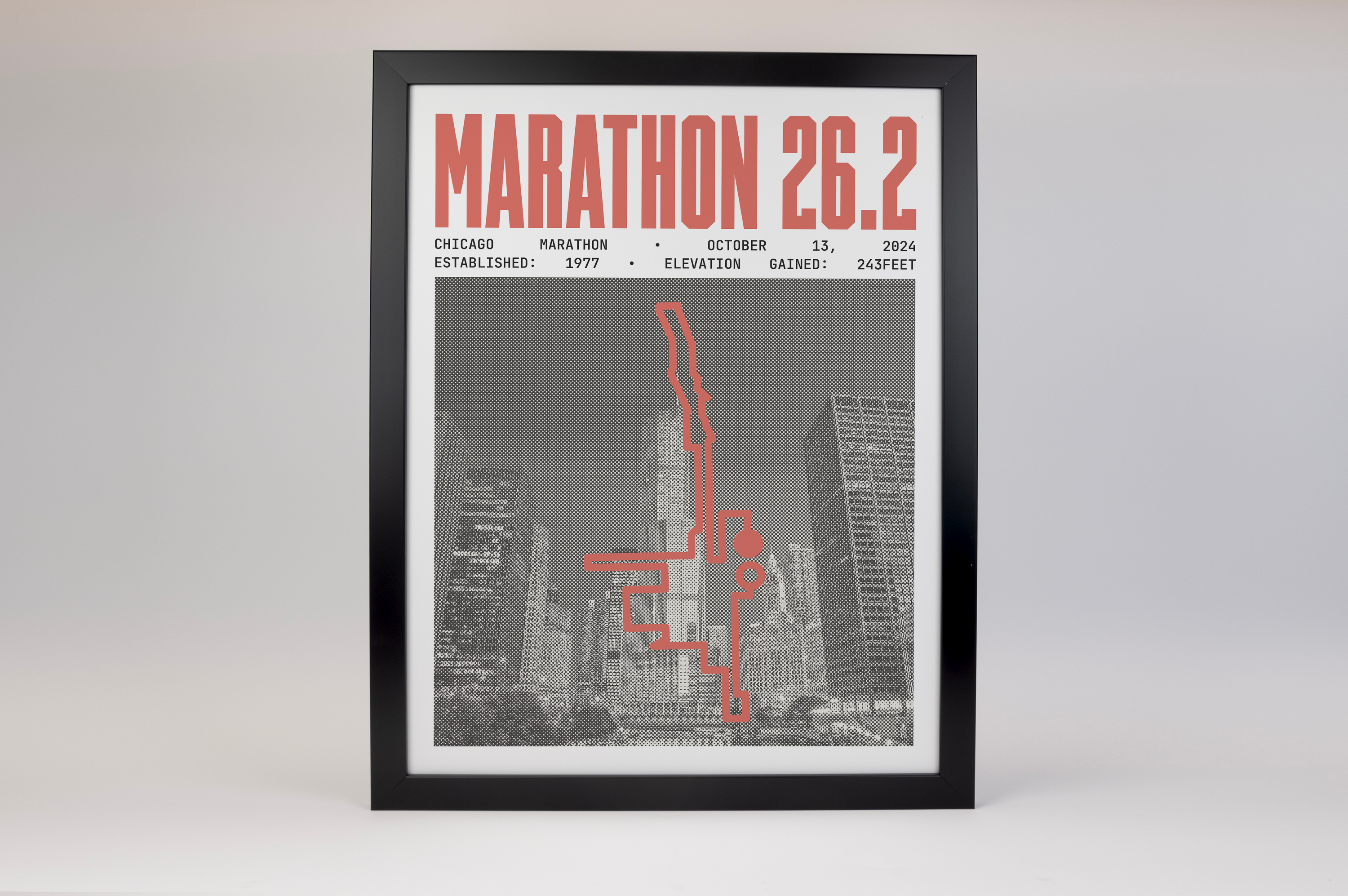 Chicago Marathon Poster V2