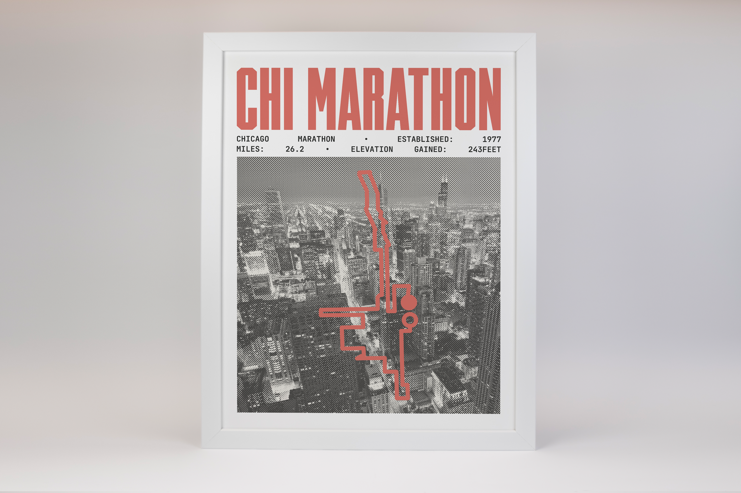 Chicago Marathon Poster