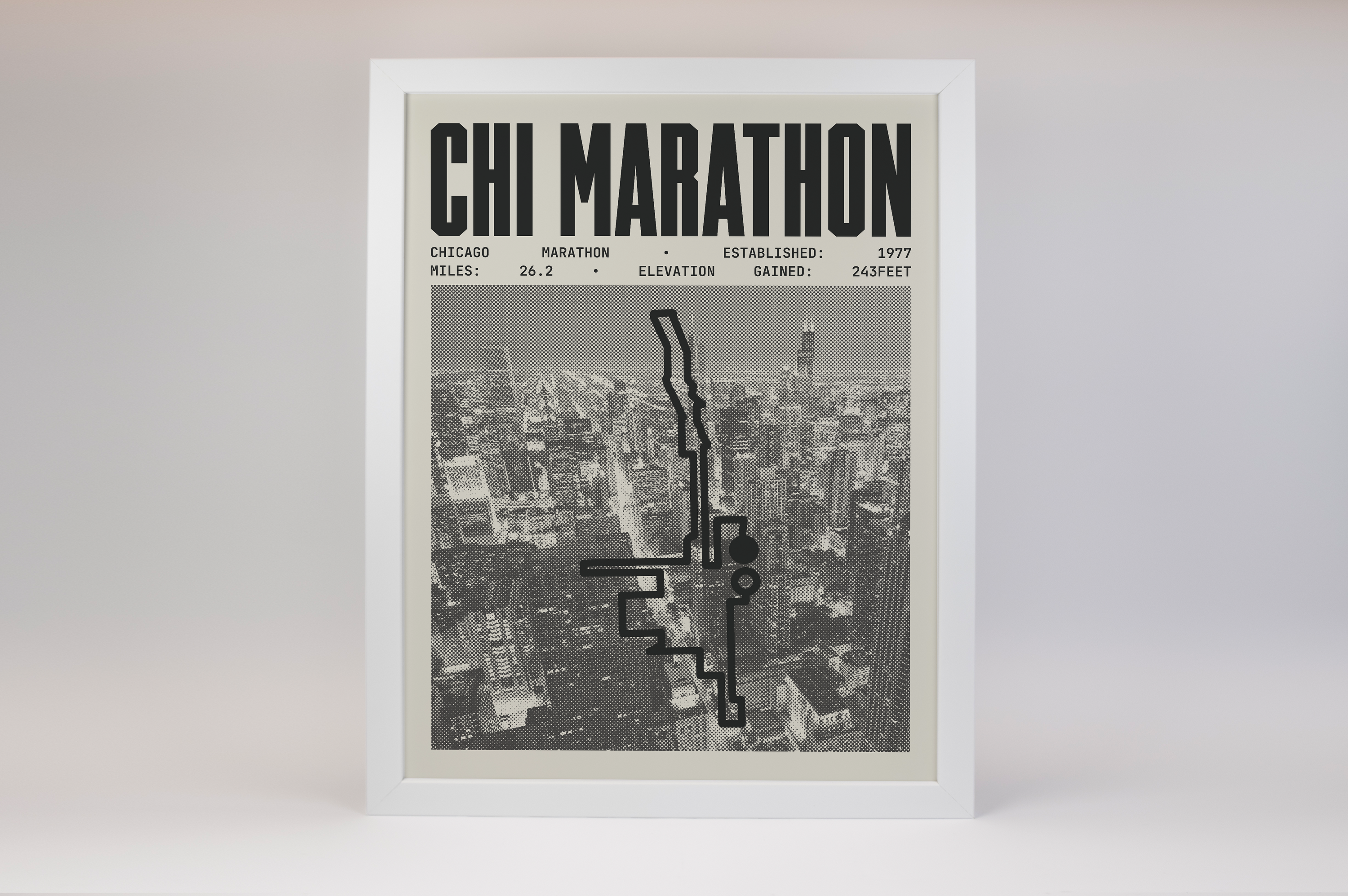 Chicago Marathon Poster