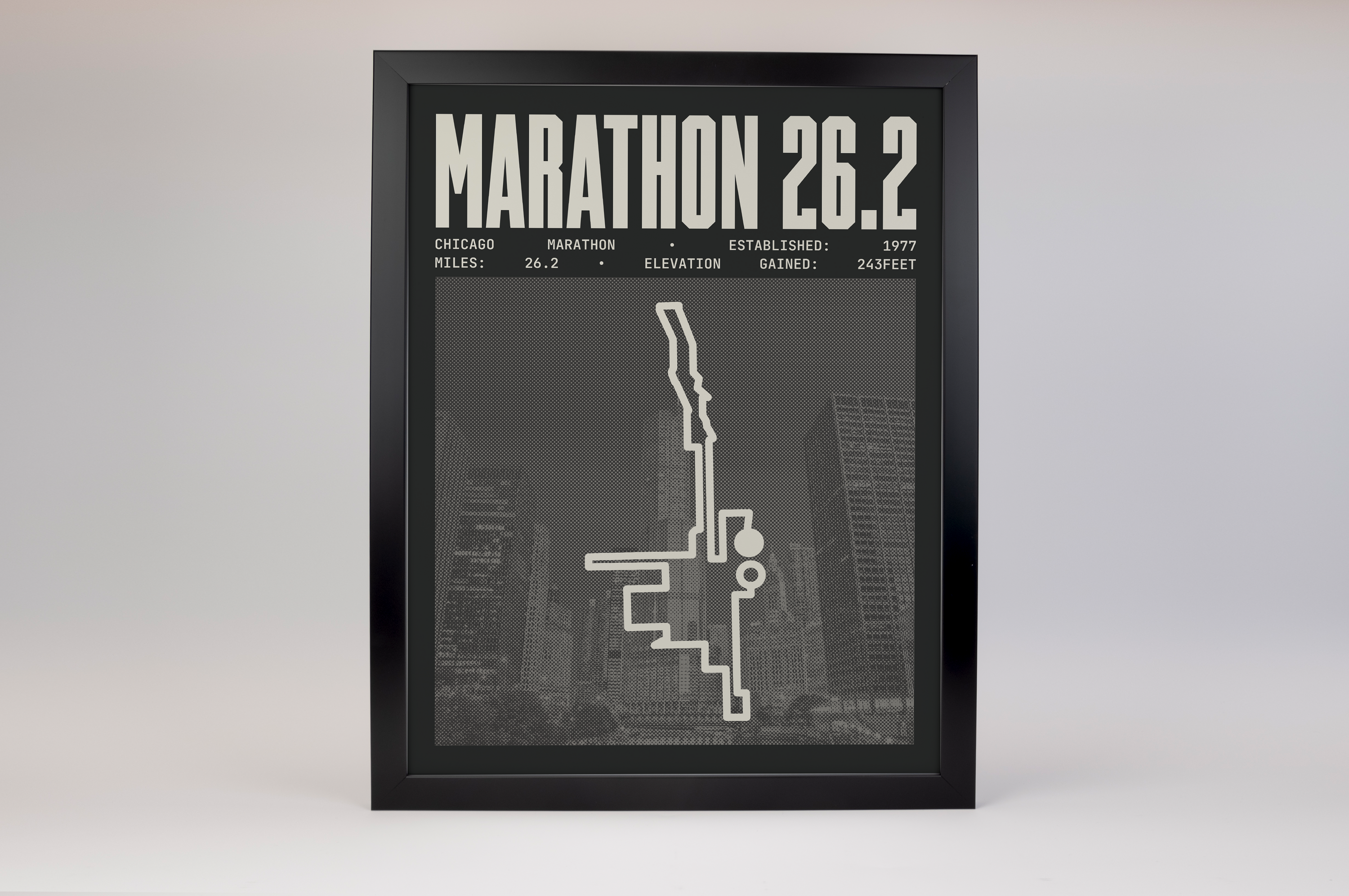 Chicago Marathon Poster V2