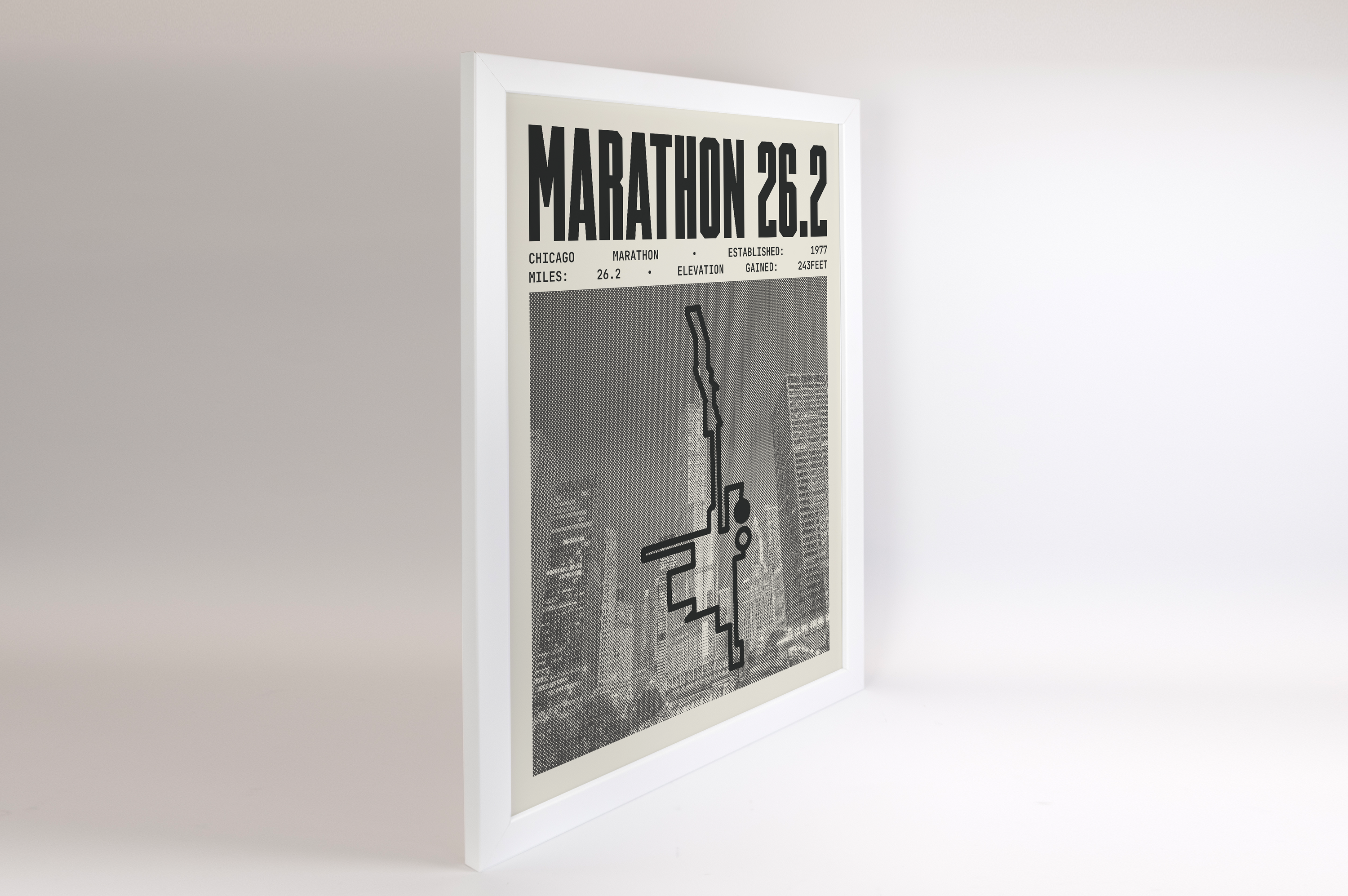 Chicago Marathon Poster V2