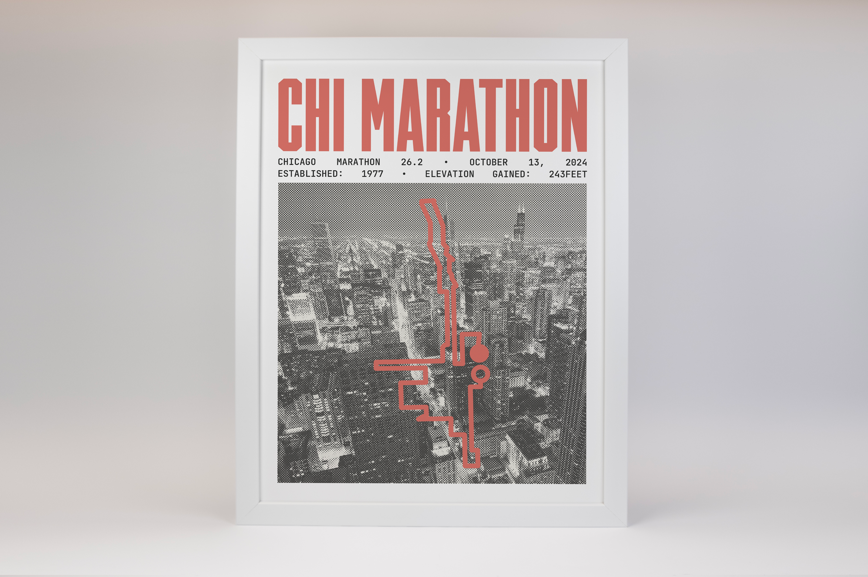 Chicago Marathon Poster