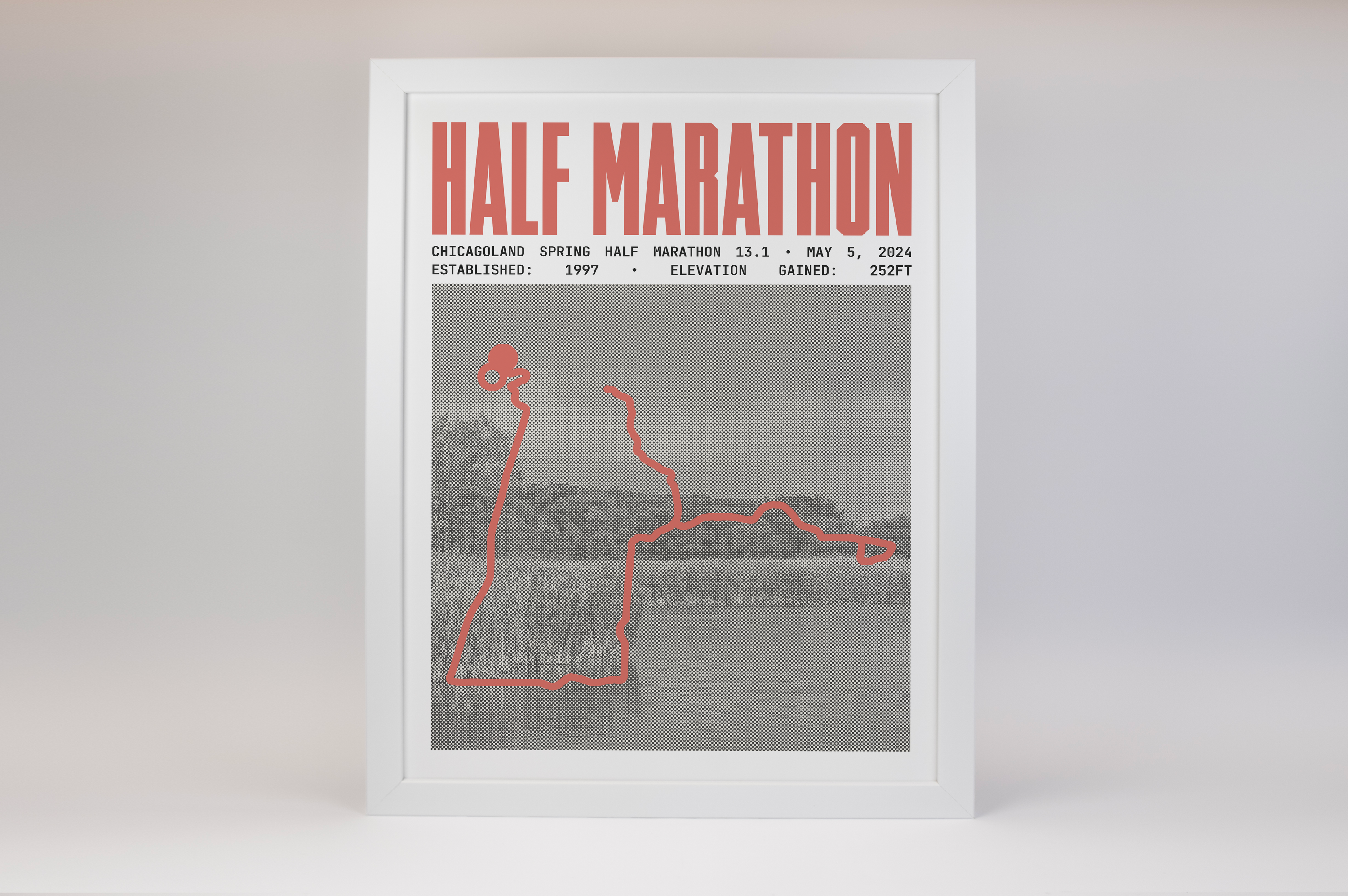 Chicagoland Spring Half-Marathon Poster