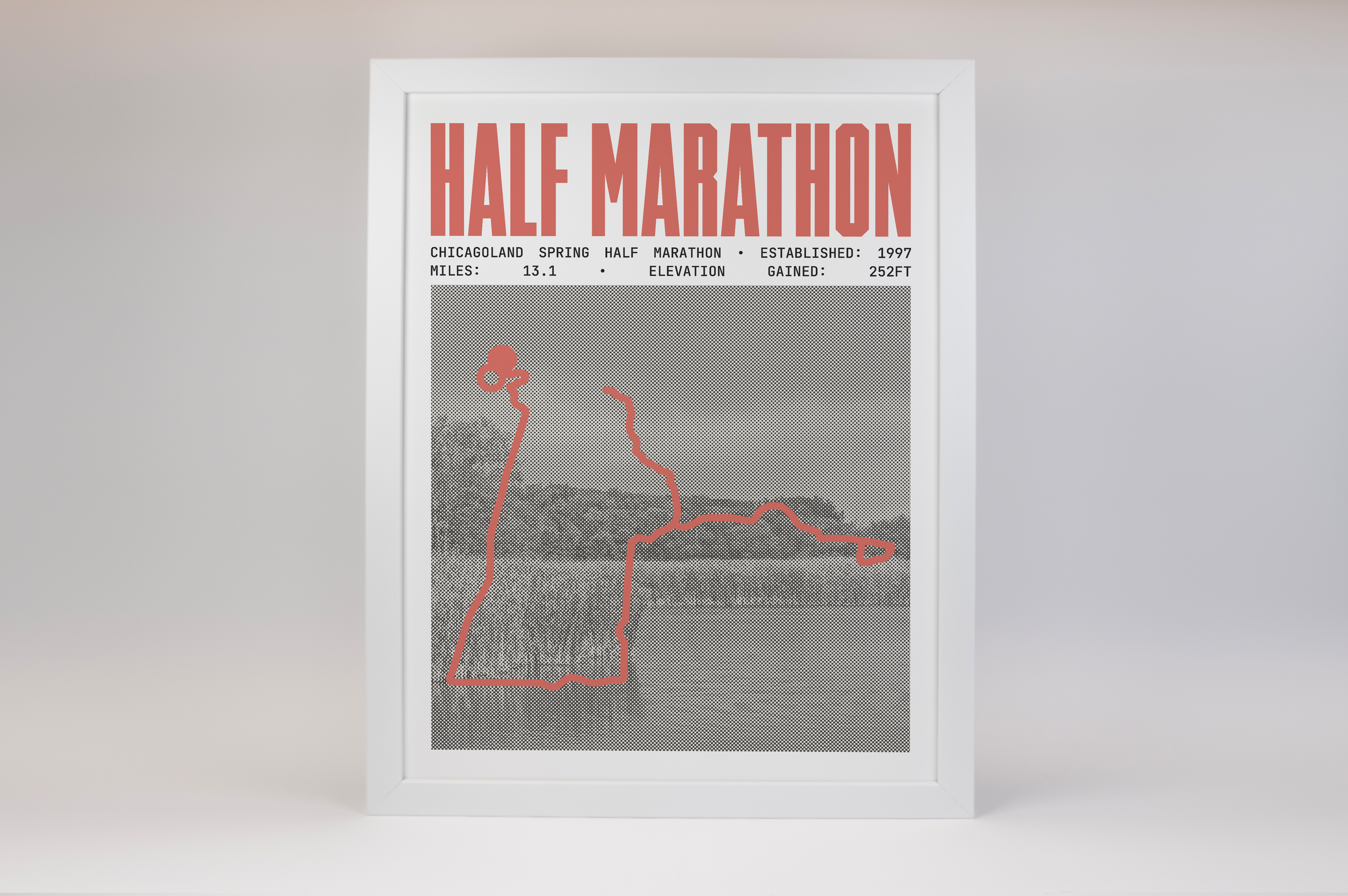 Chicagoland Spring Half-Marathon Poster