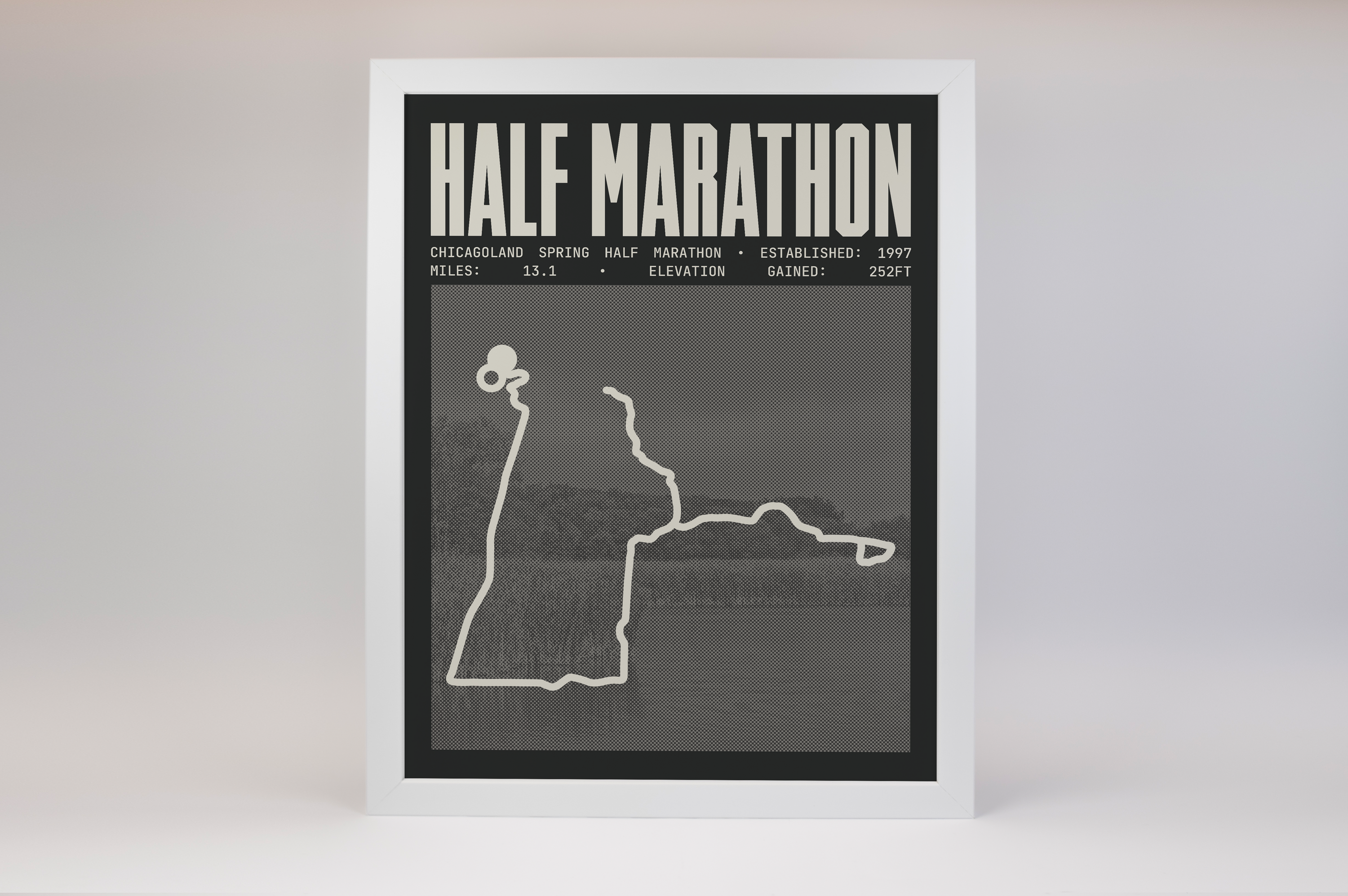 Chicagoland Spring Half-Marathon Poster