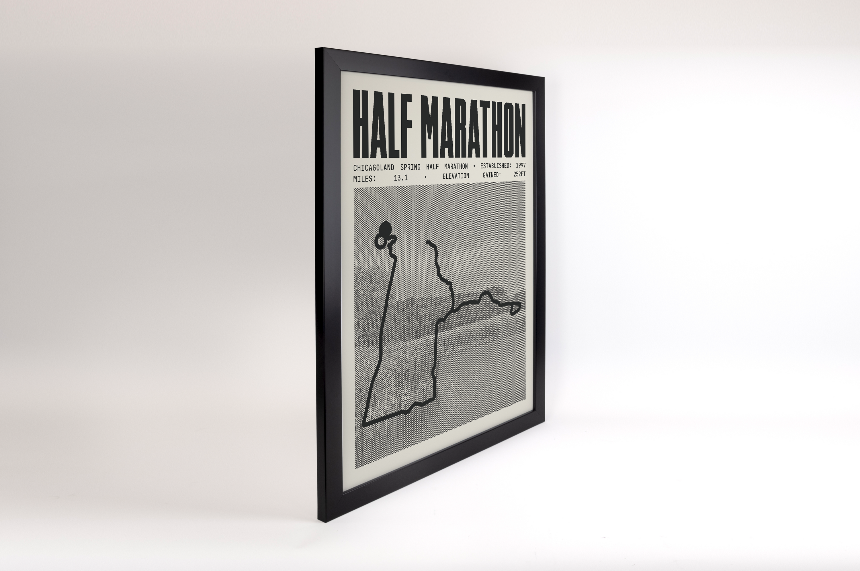 Chicagoland Spring Half-Marathon Poster