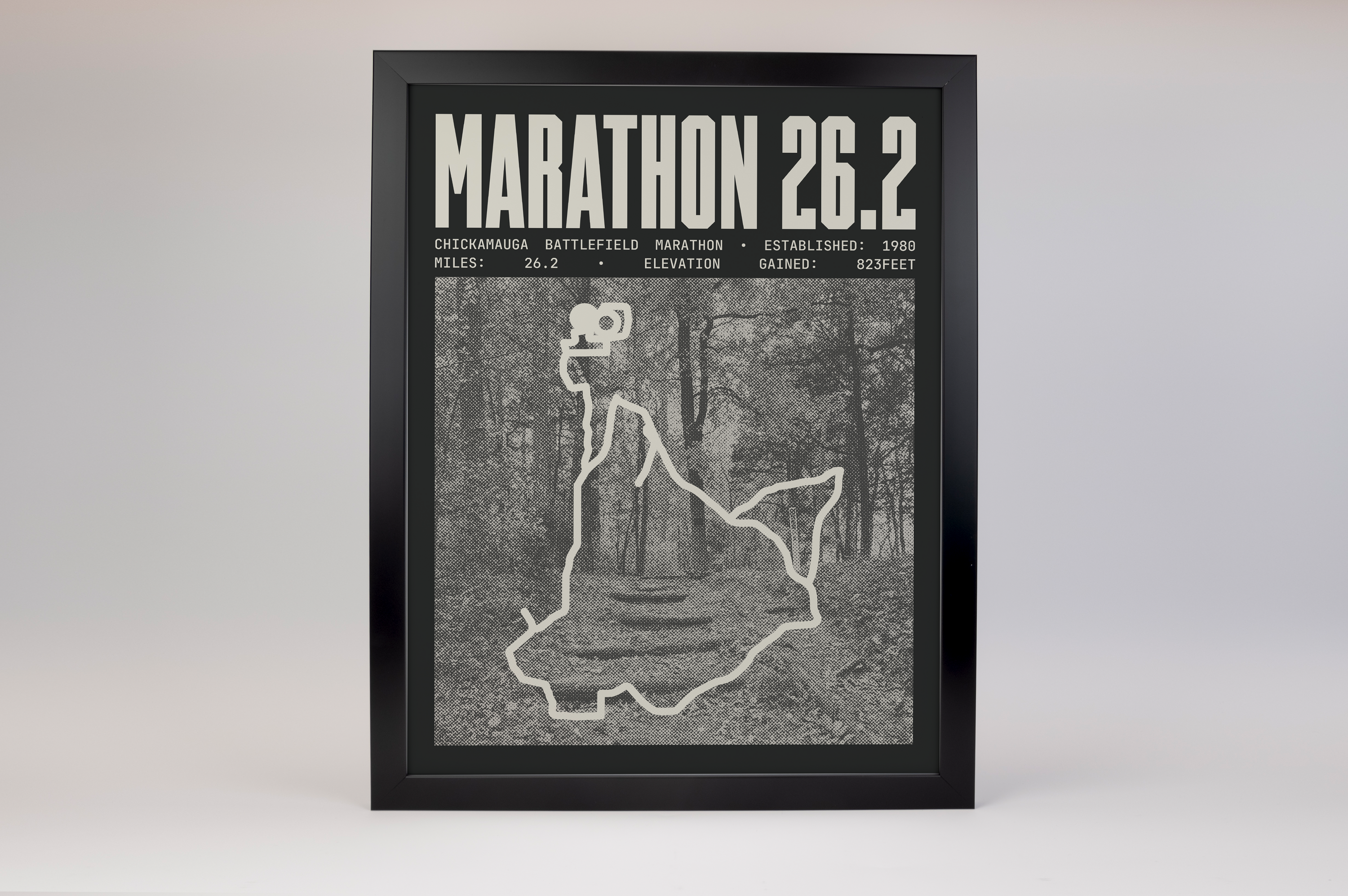 Chickamauga Battlefield Marathon Poster