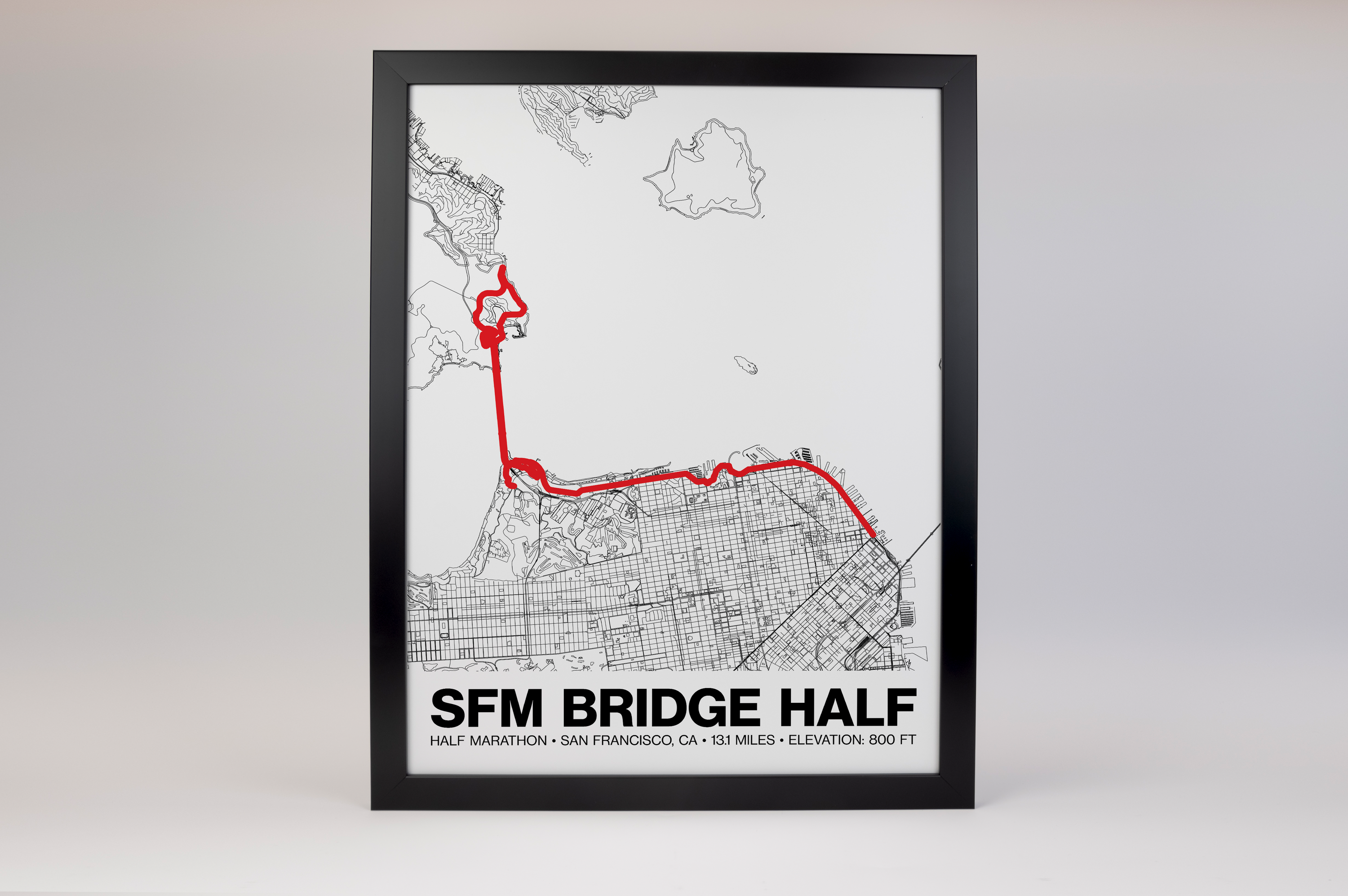 China Airlines Bridge Half Marathon - Grid Style