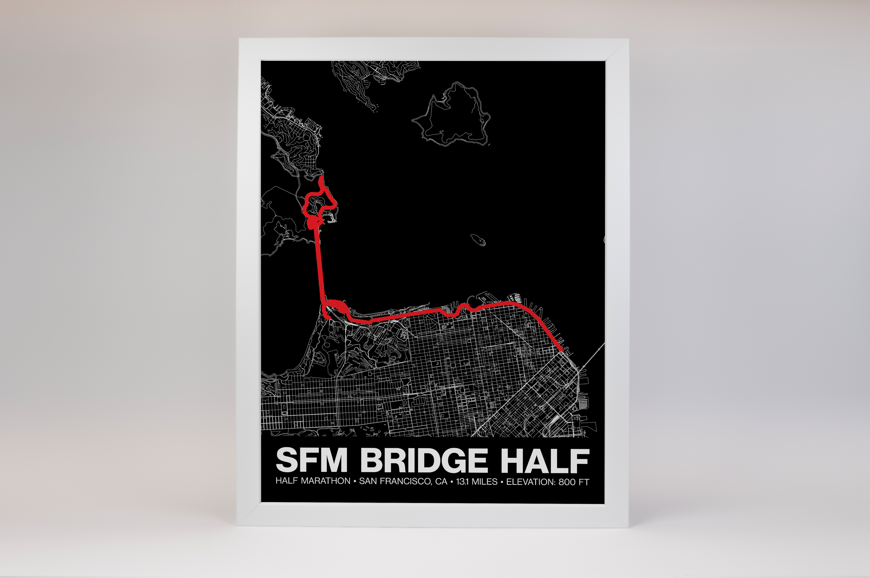 China Airlines Bridge Half Marathon - Grid Style
