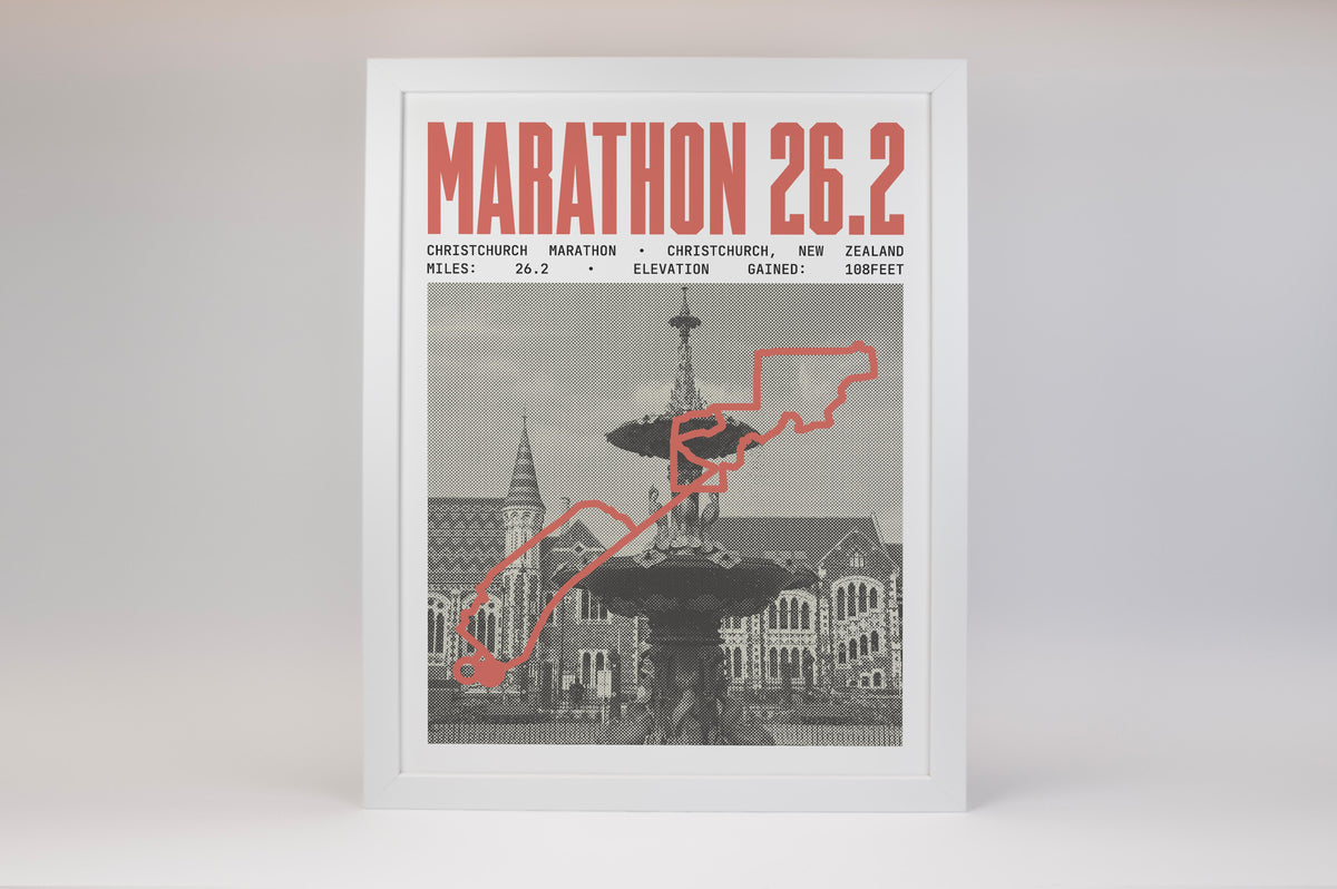 Christchurch Marathon Poster