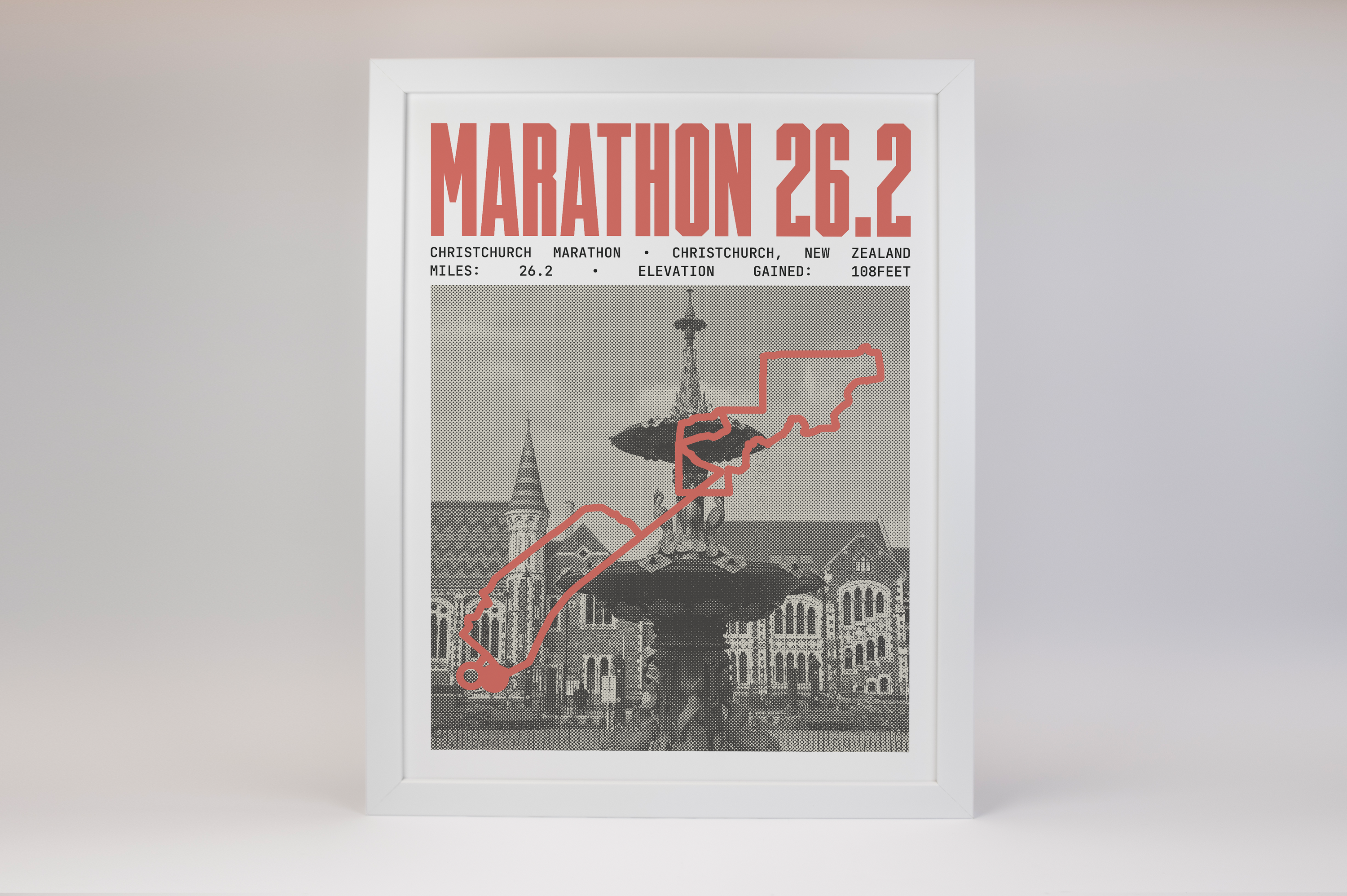 Christchurch Marathon Poster