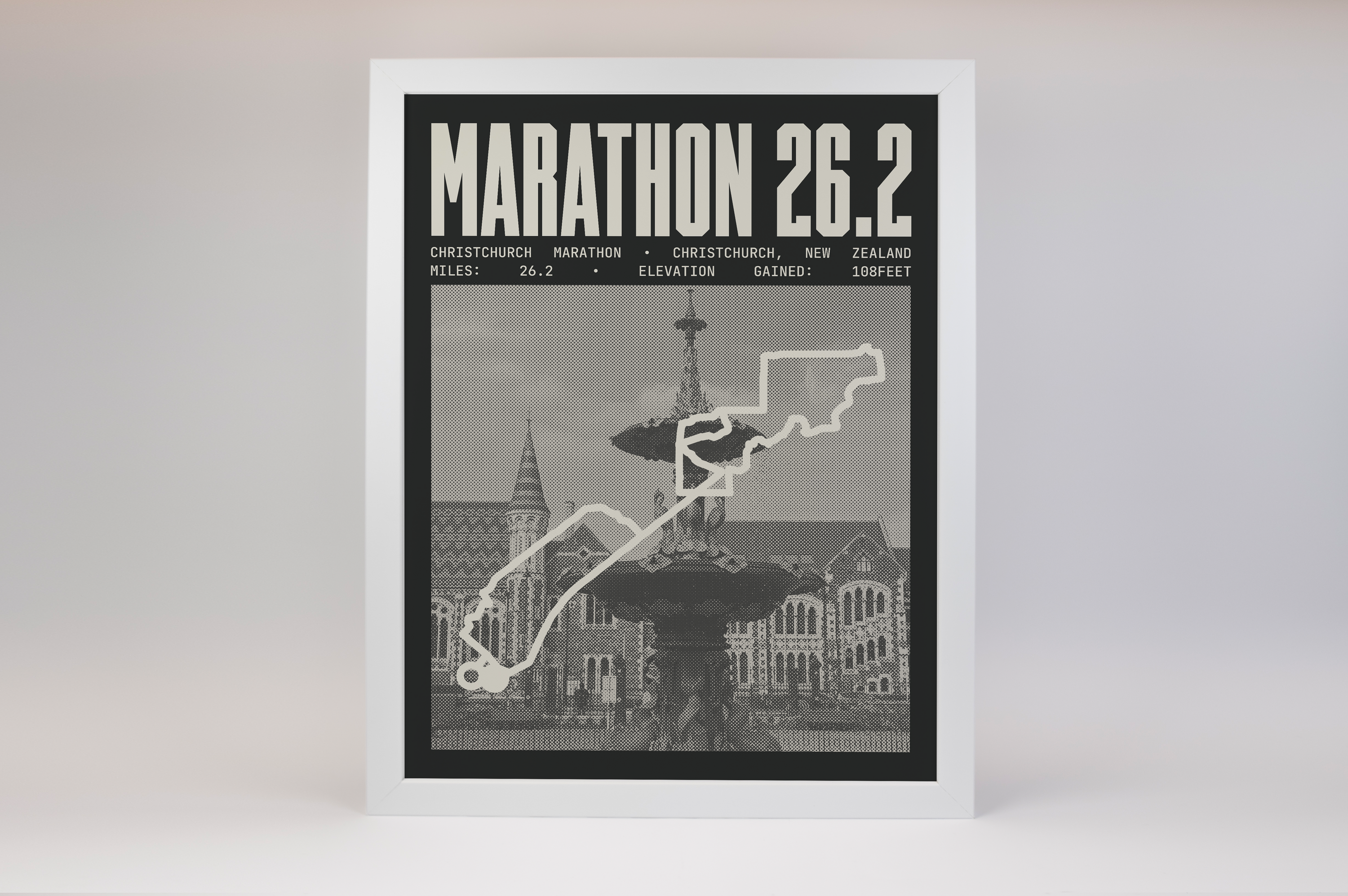 Christchurch Marathon Poster