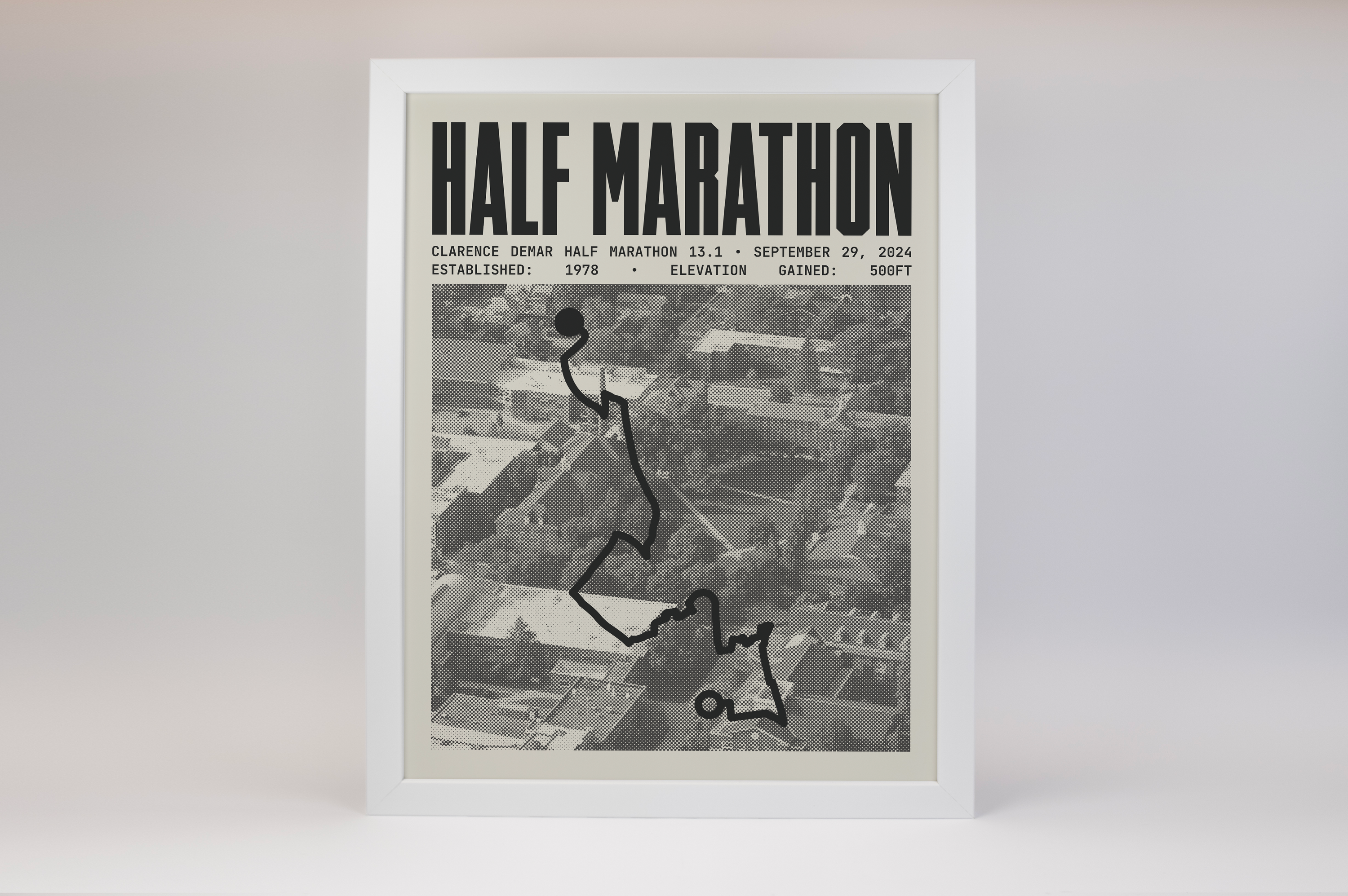 Clarence DeMar Half-Marathon Poster