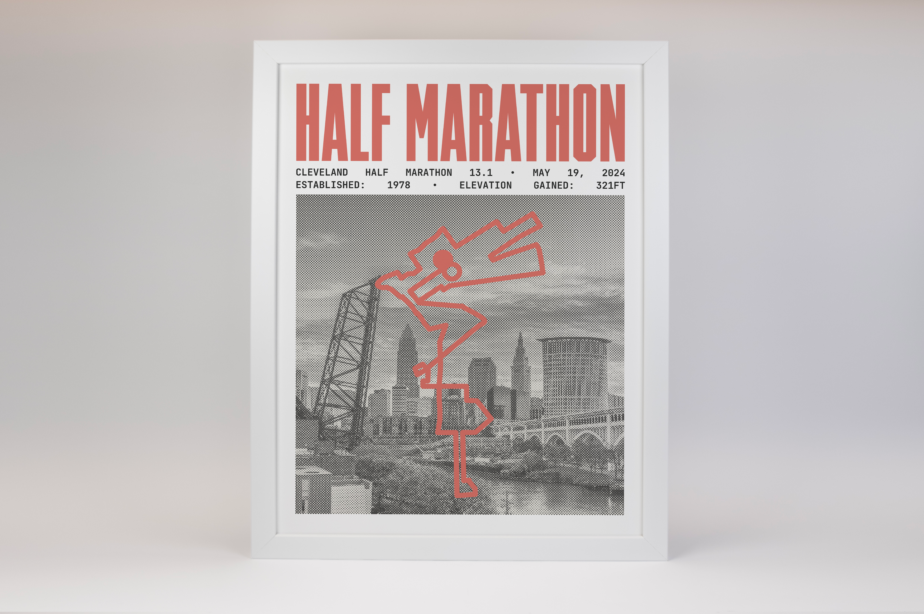 Cleveland Half-Marathon Poster