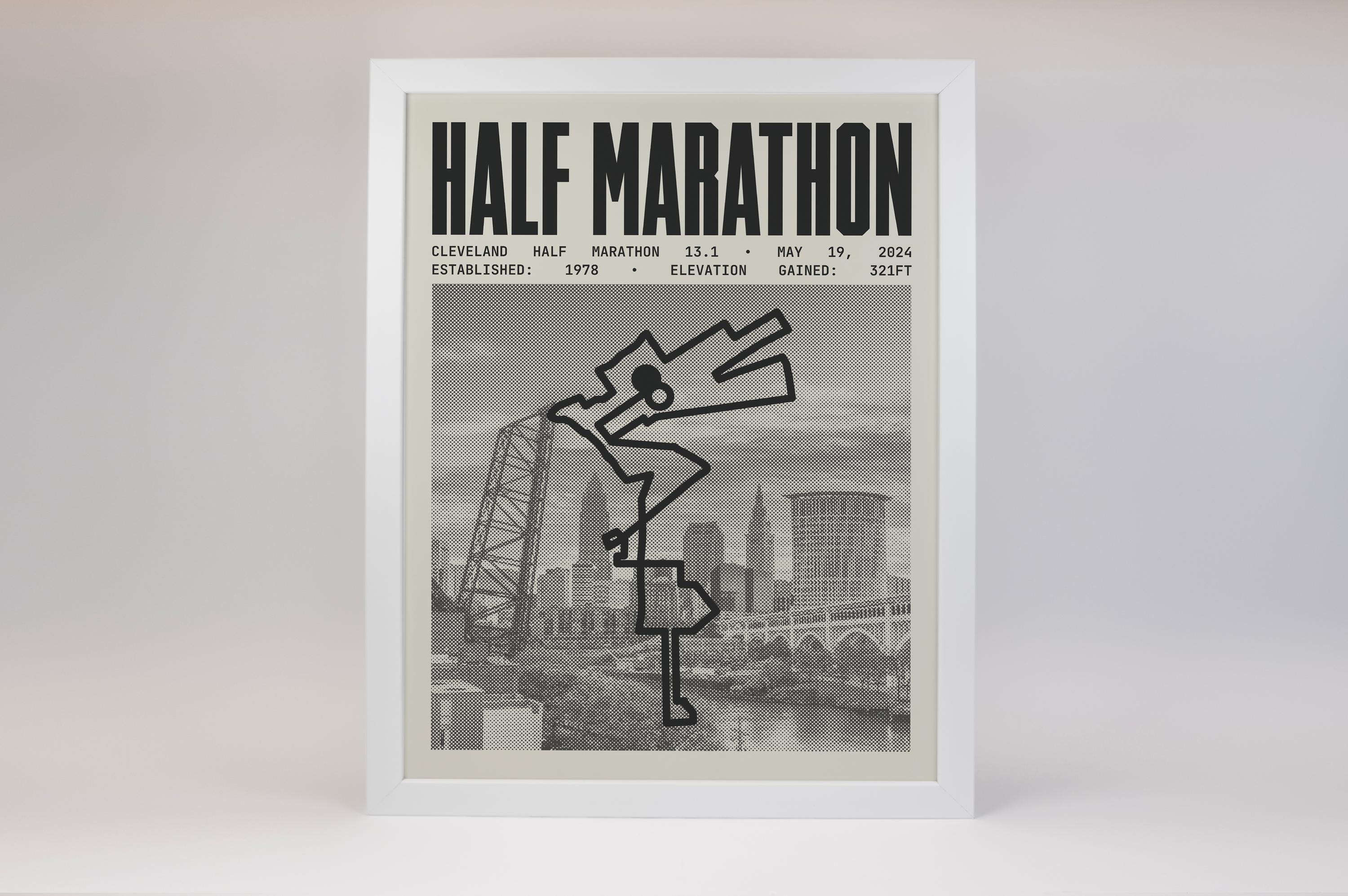 Cleveland Half-Marathon Poster