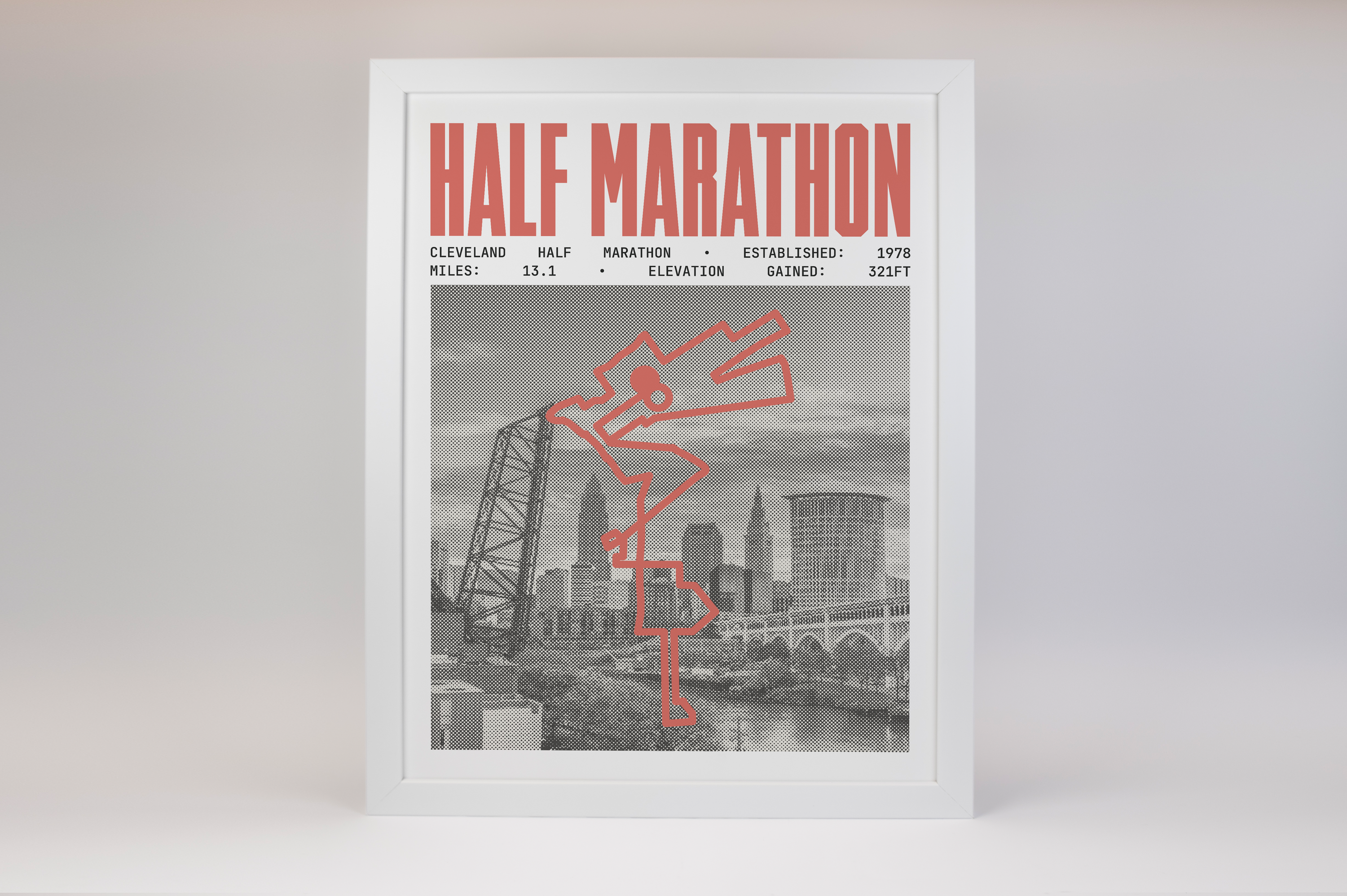 Cleveland Half-Marathon Poster