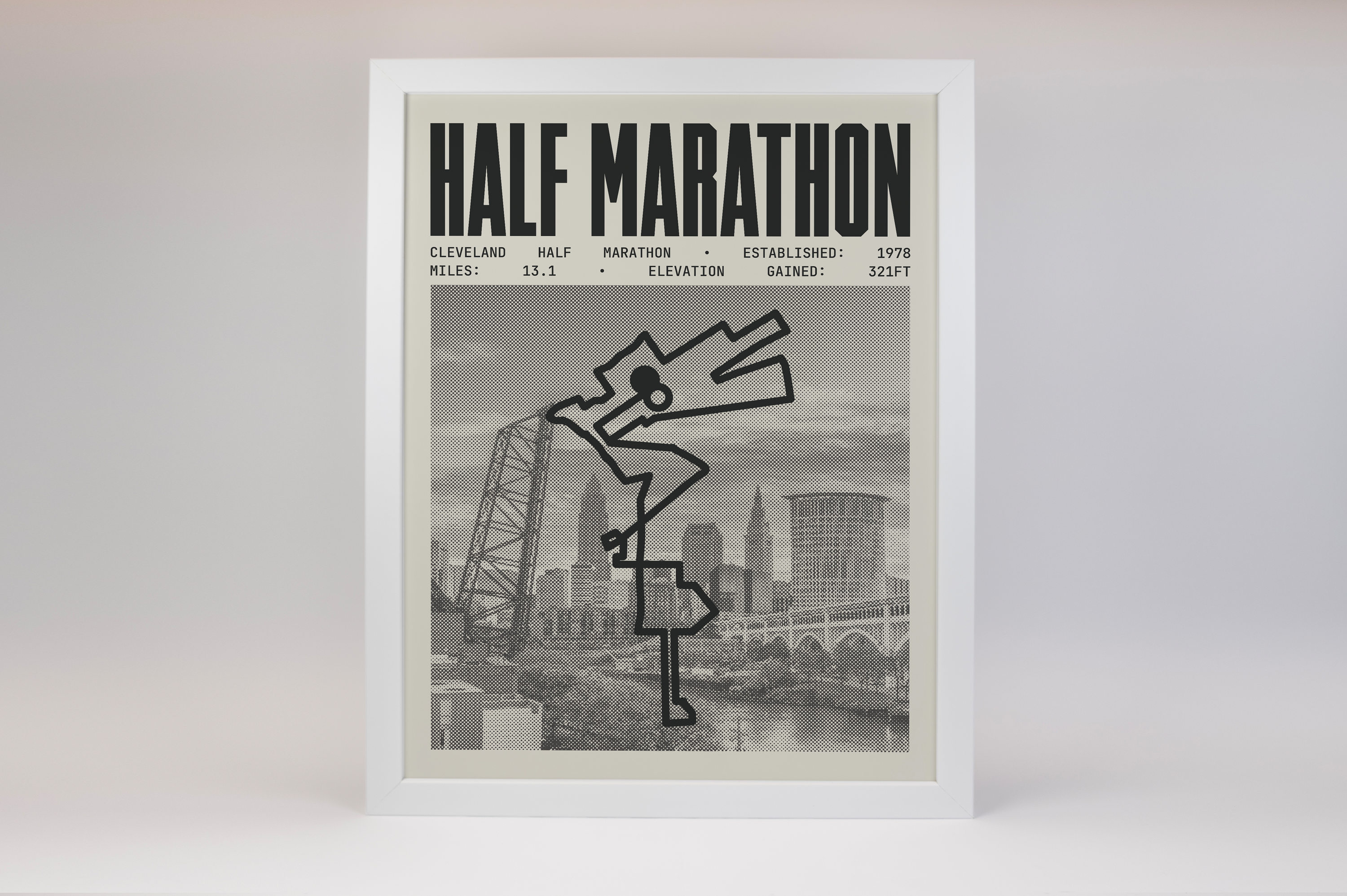 Cleveland Half-Marathon Poster