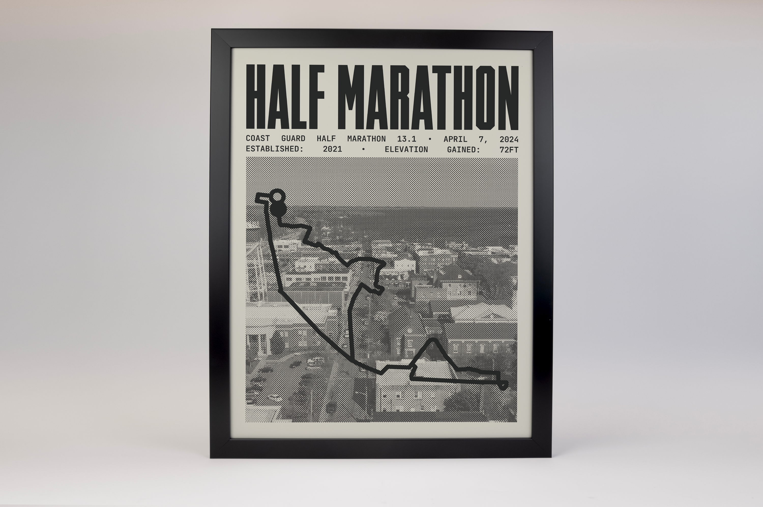 Coast Guard Half-Marathon Poster