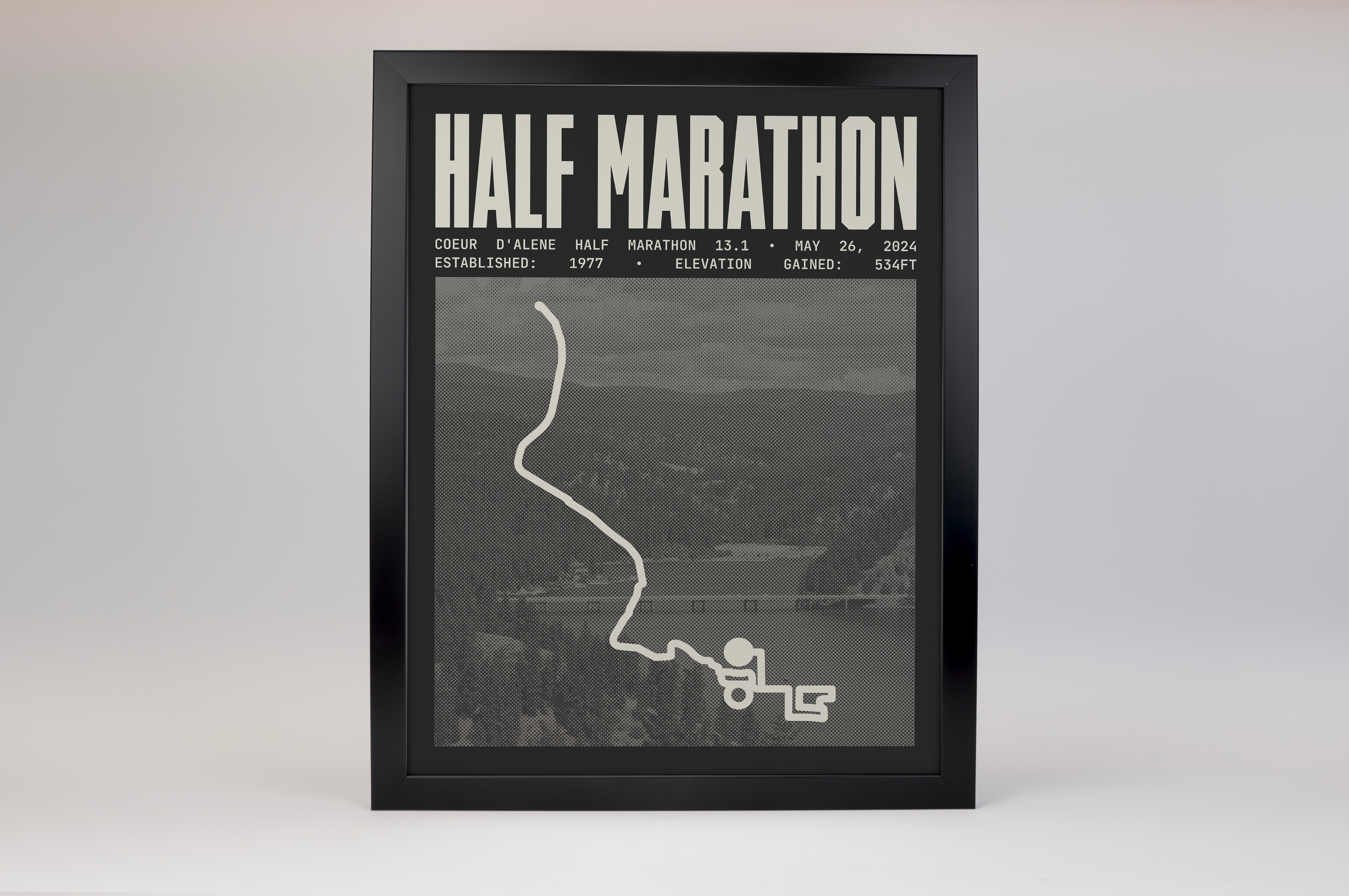 Coeur d'Alene Half-Marathon Poster