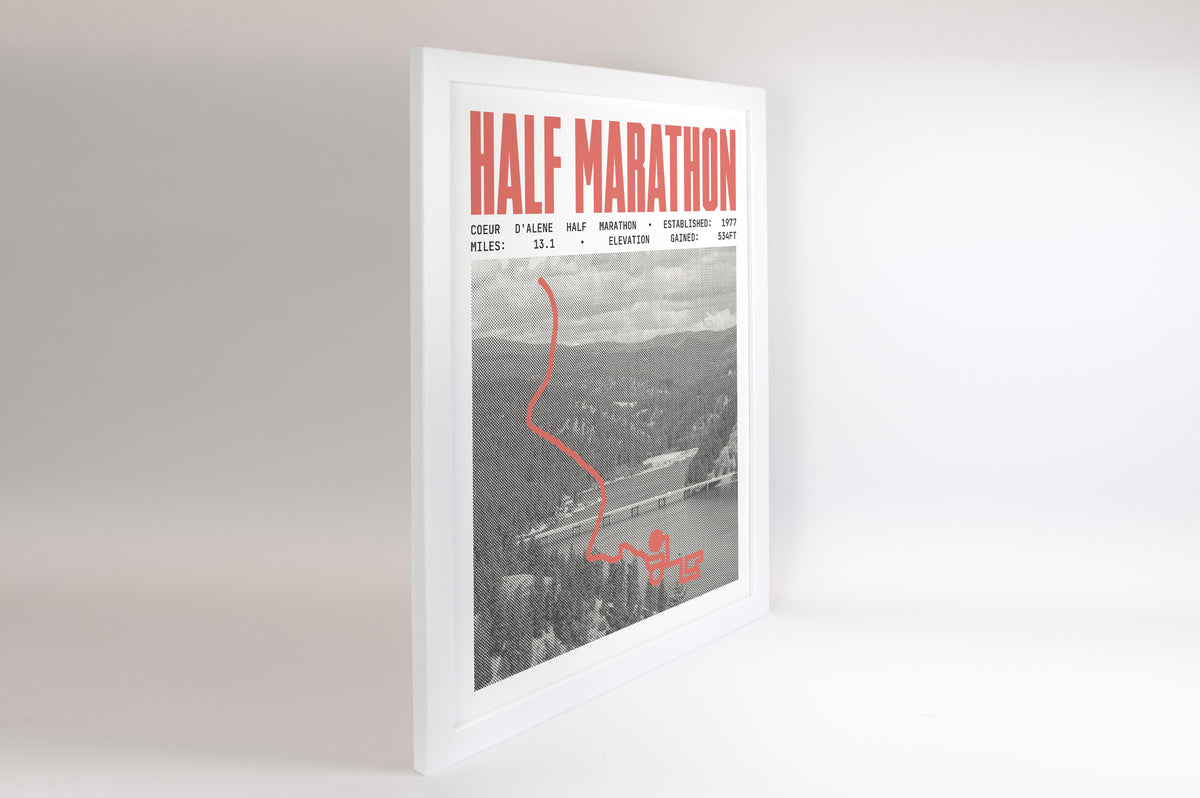 Coeur d'Alene Half-Marathon Poster