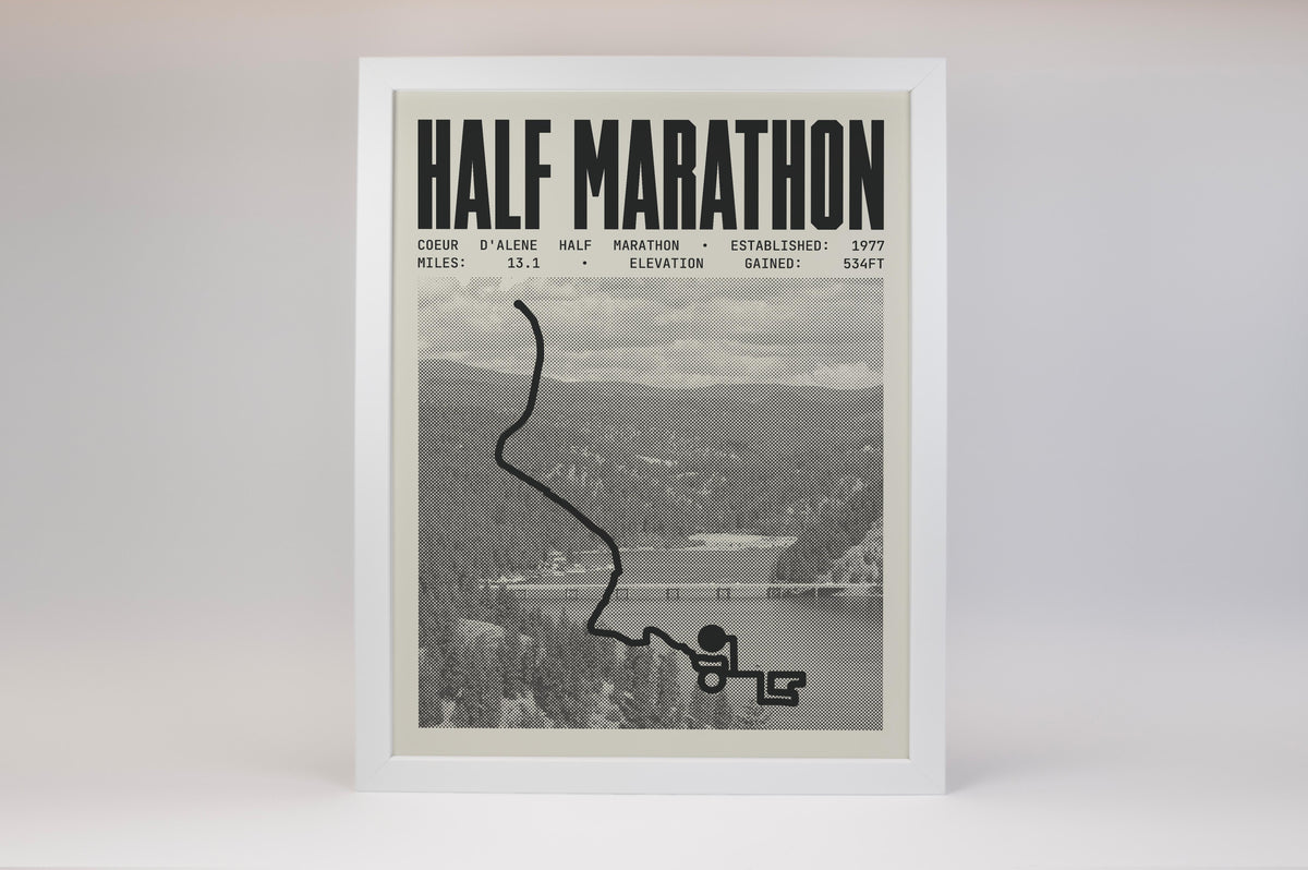 Coeur d'Alene Half-Marathon Poster