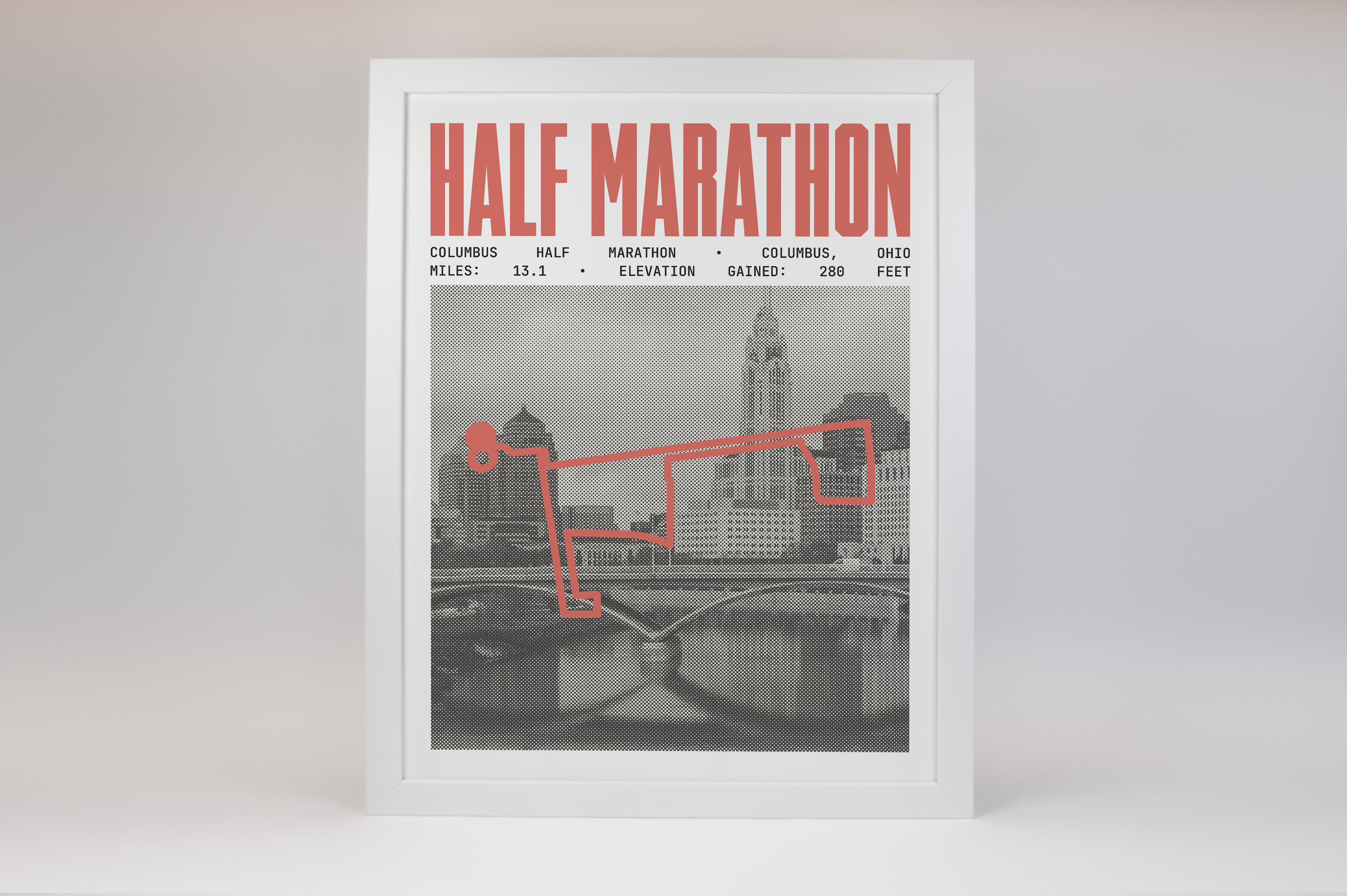 Columbus Half Marathon Poster