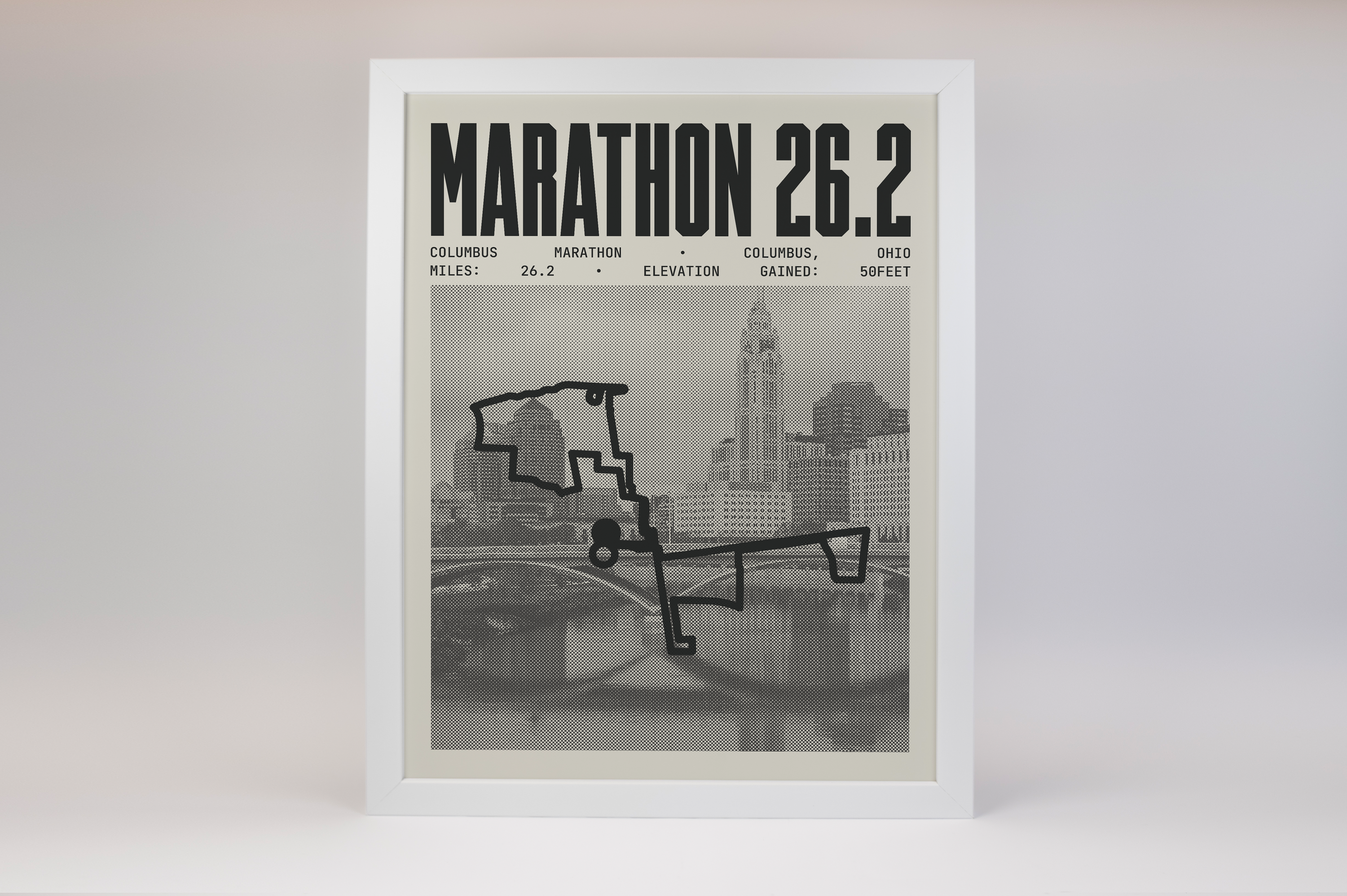 Columbus Marathon Poster