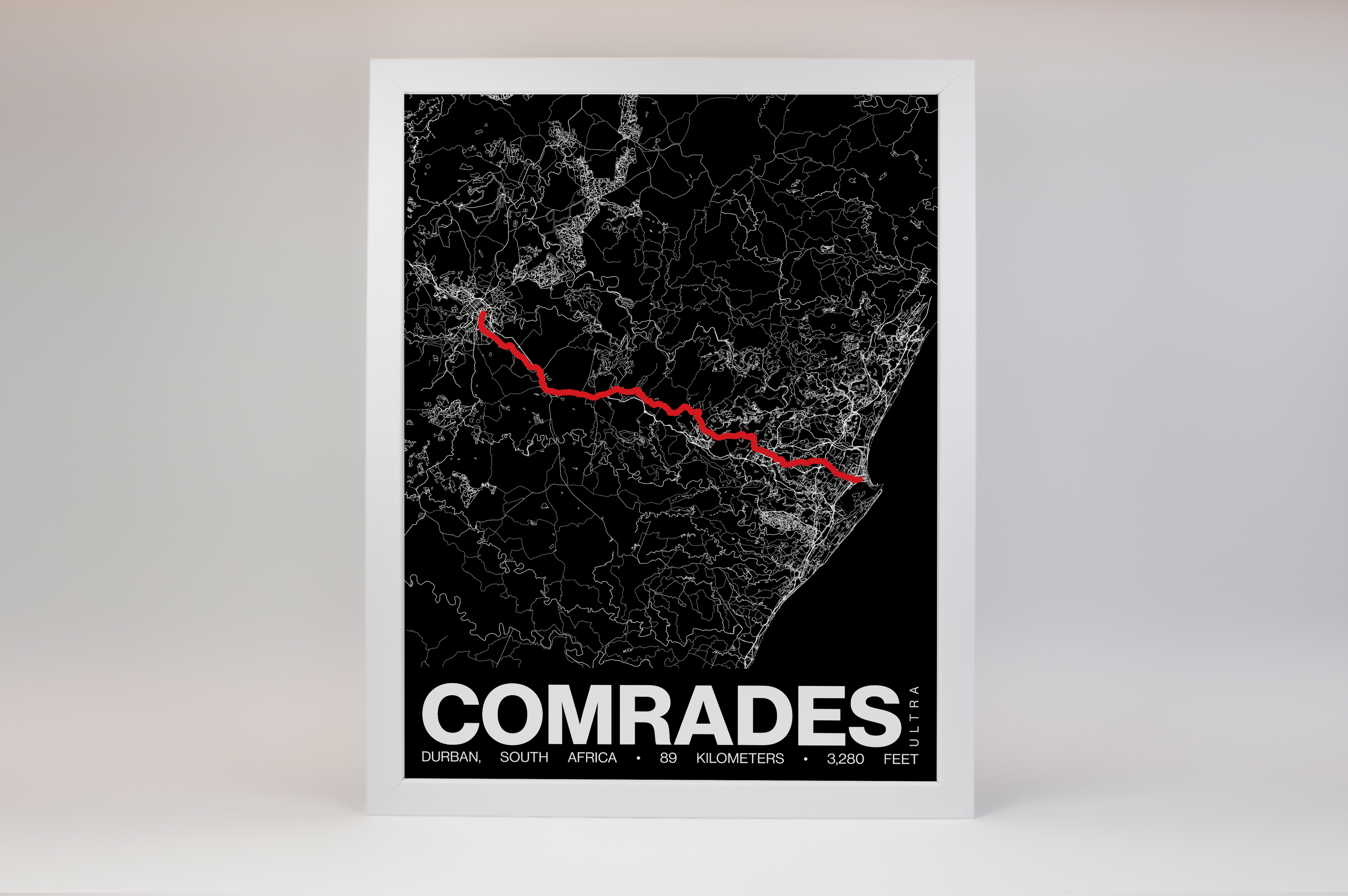 Comrades Marathon Poster - Grid Style