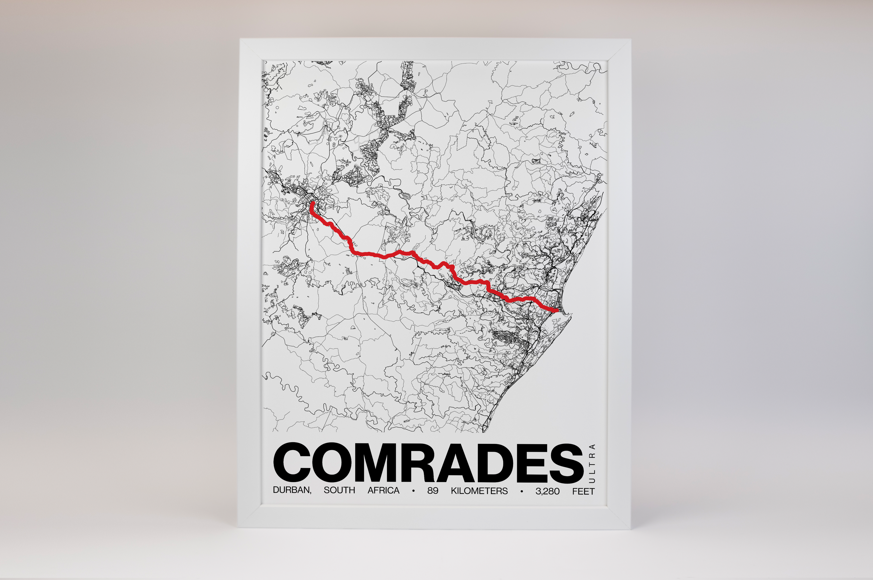 Comrades Marathon Poster - Grid Style